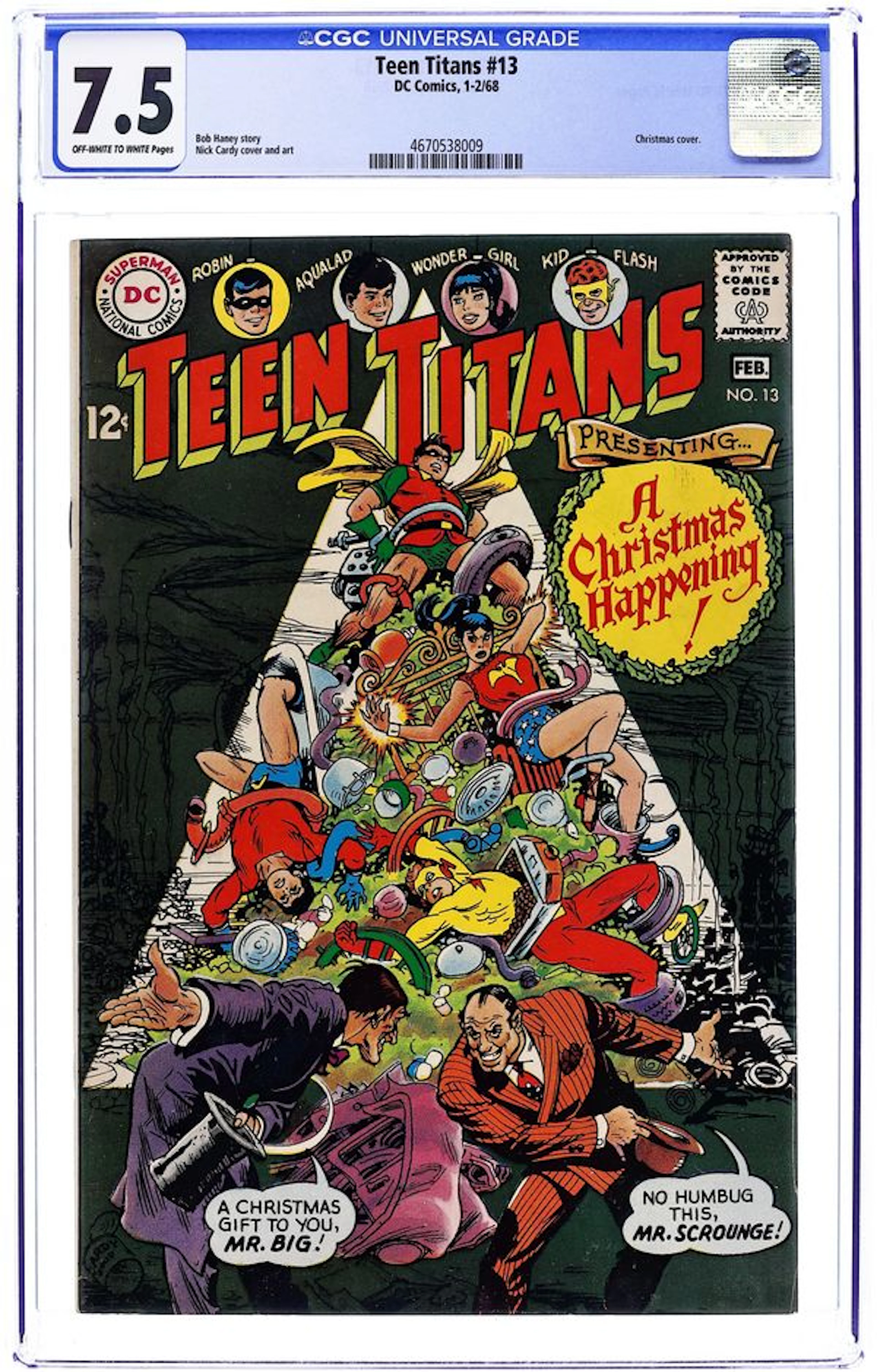 Teen Titans (1966 1st Series) 13 CGC 7.5