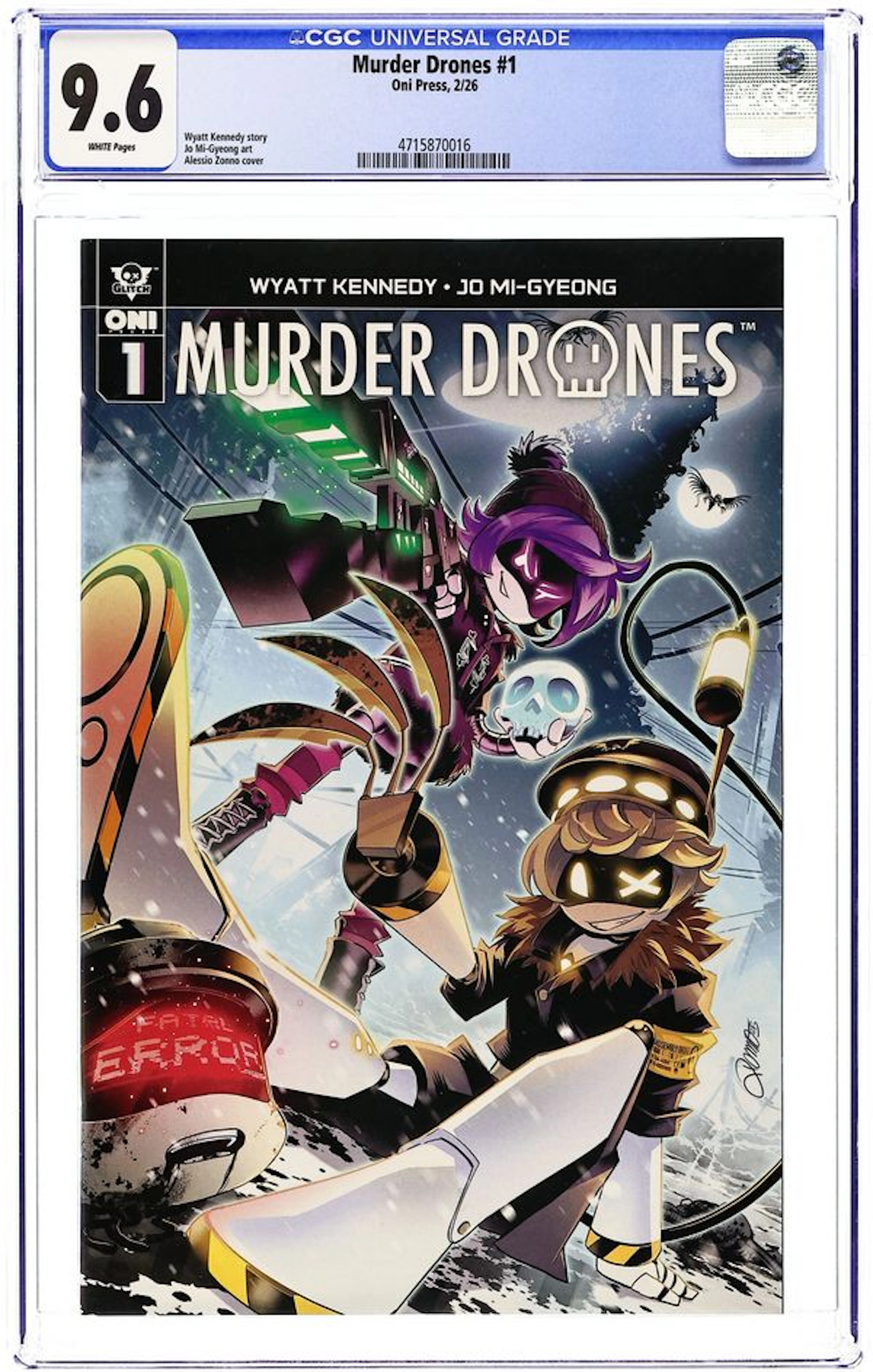 Murder Drones (2026 Oni Press) 1A CGC 9.6