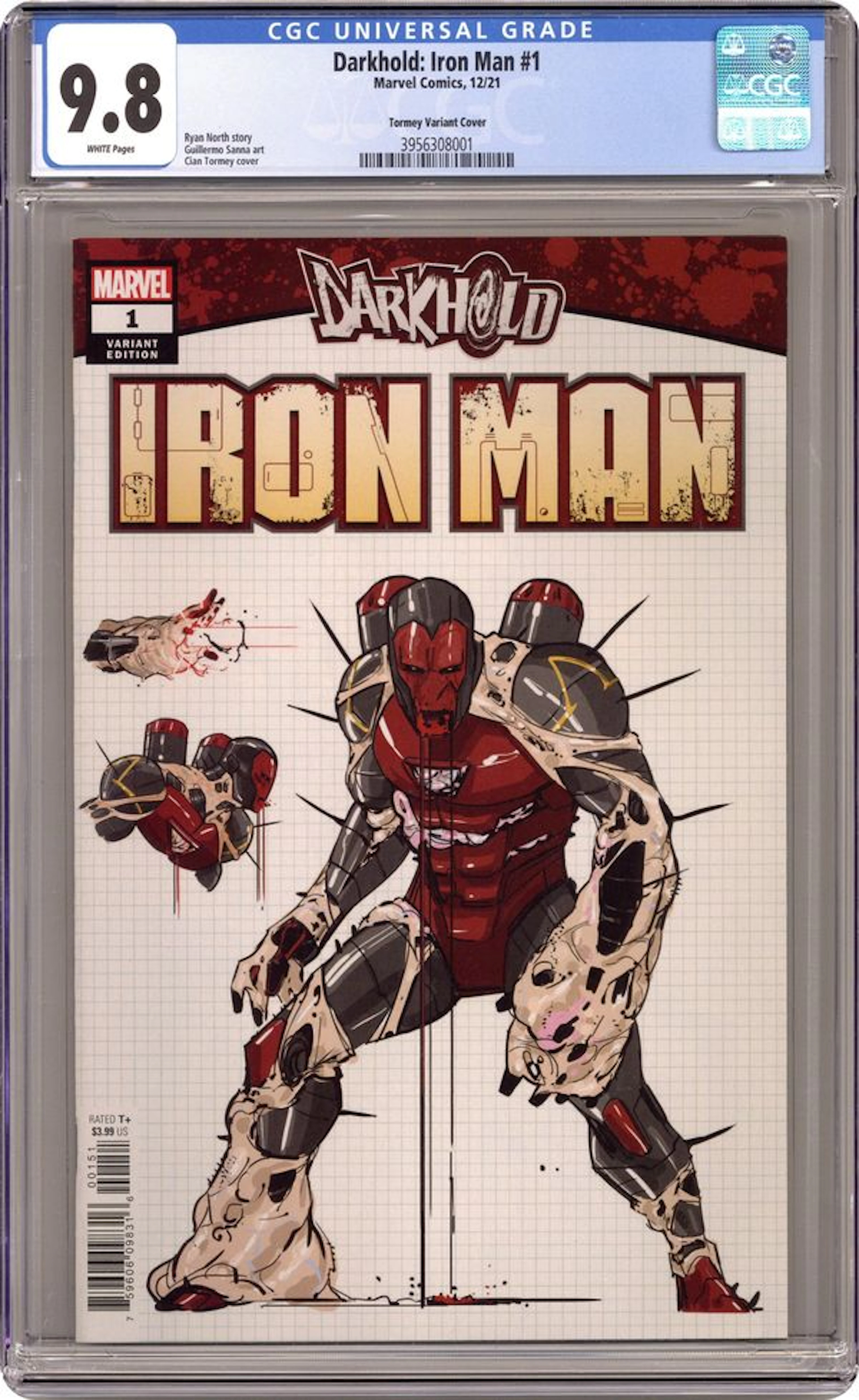 Darkhold Iron Man (2021 Marvel) 1C CGC 9.8