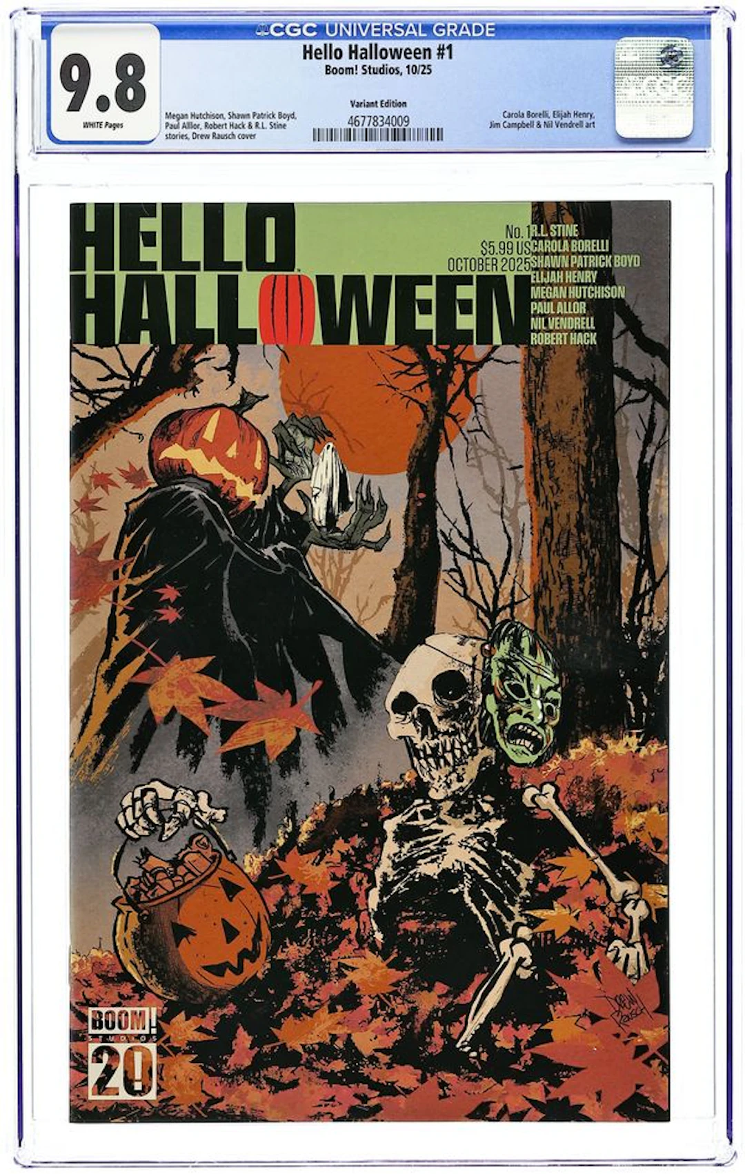 Hello Halloween (2025 Boom) 1B CGC 9.8