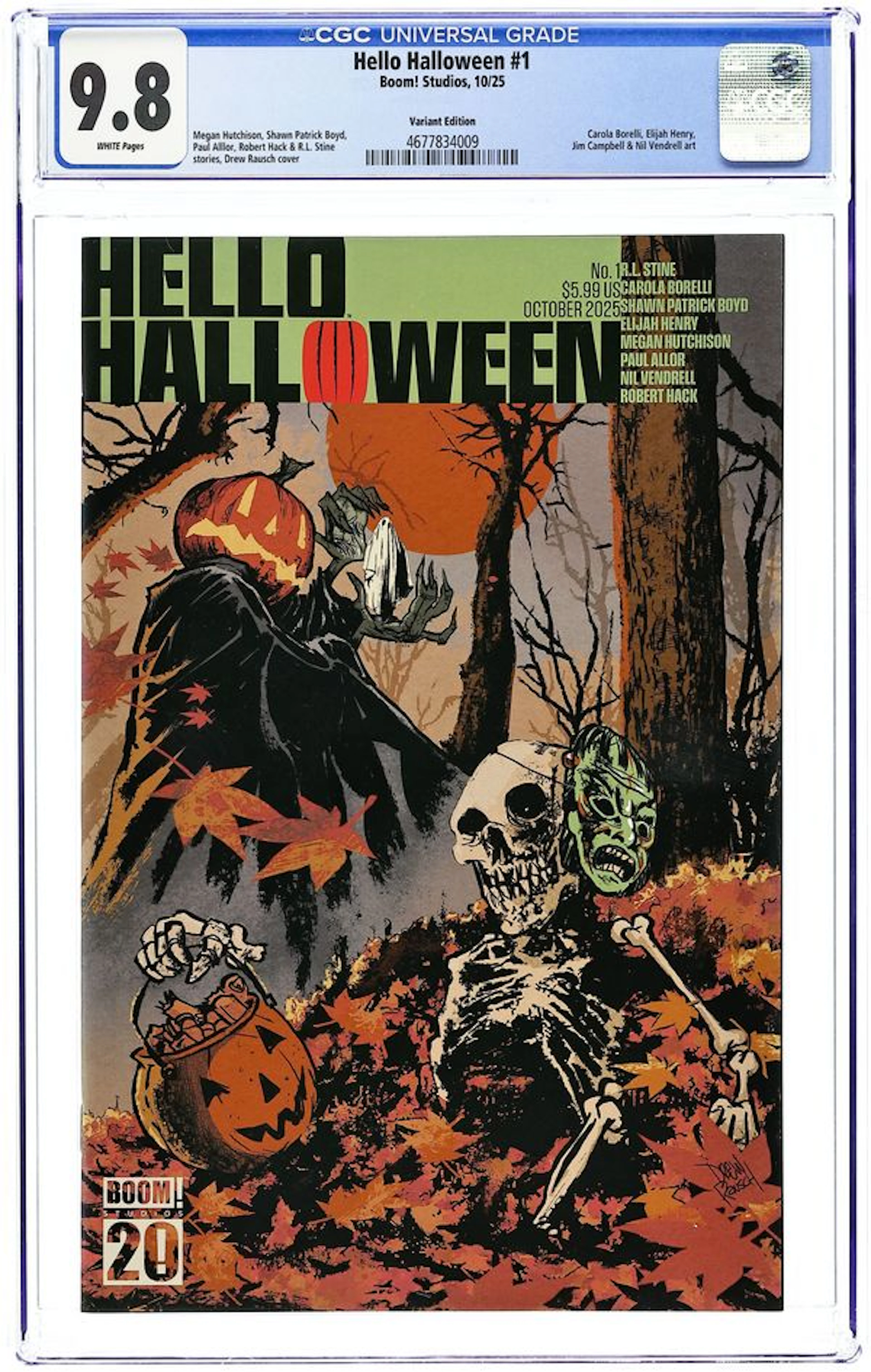 Hello Halloween (2025 Boom) 1B CGC 9.8