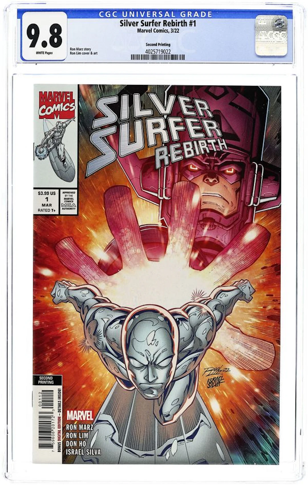 Silver Surfer Rebirth (2022 Marvel) 1H CGC 9.8