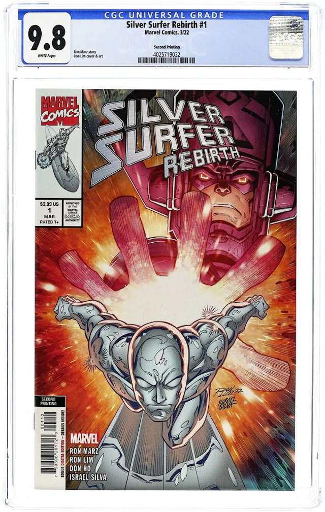 Silver Surfer Rebirth (2022 Marvel) 1H CGC 9.8
