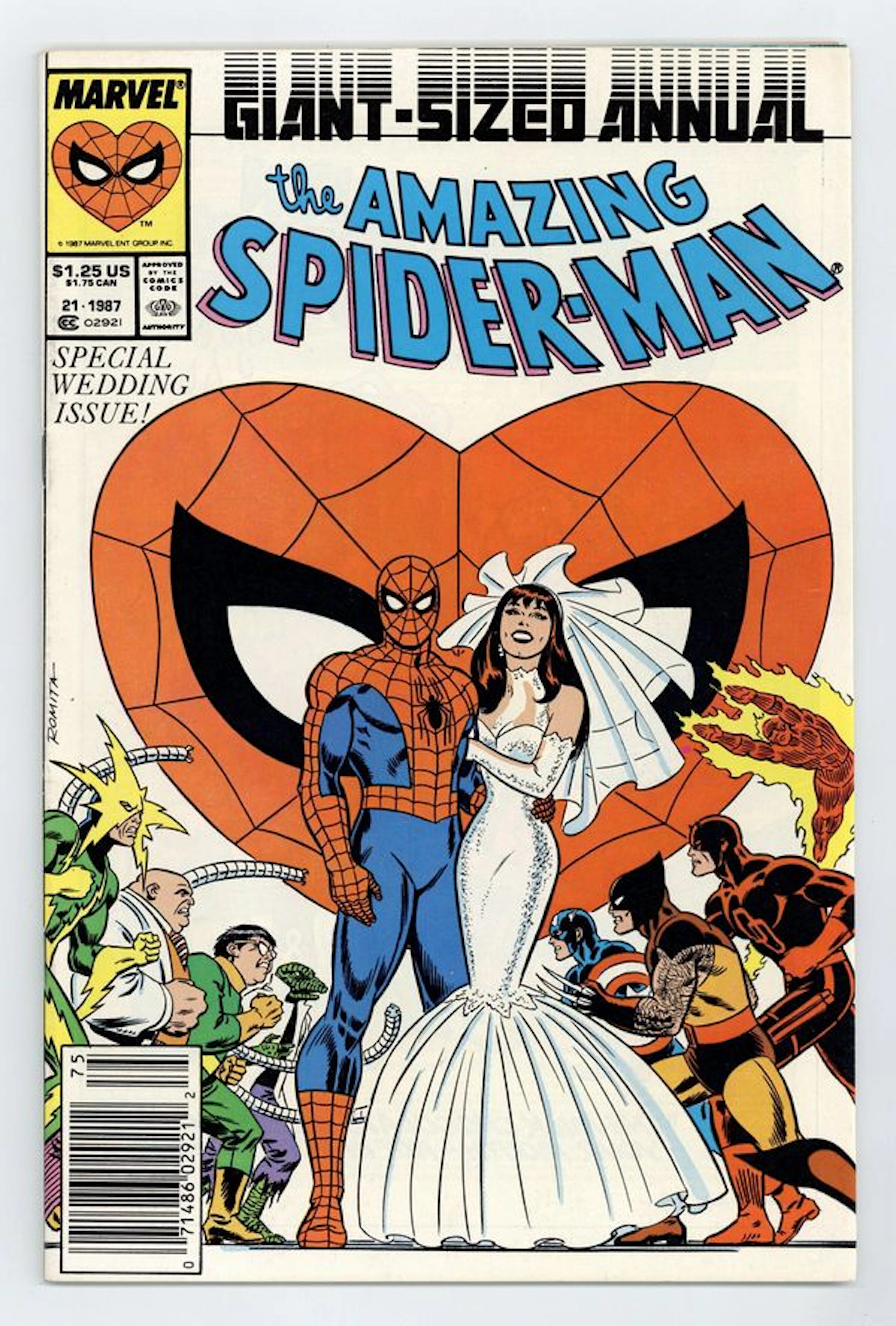 Amazing Spider-Man (1963 1st Series) Annual 21N FN/VF 7.0
