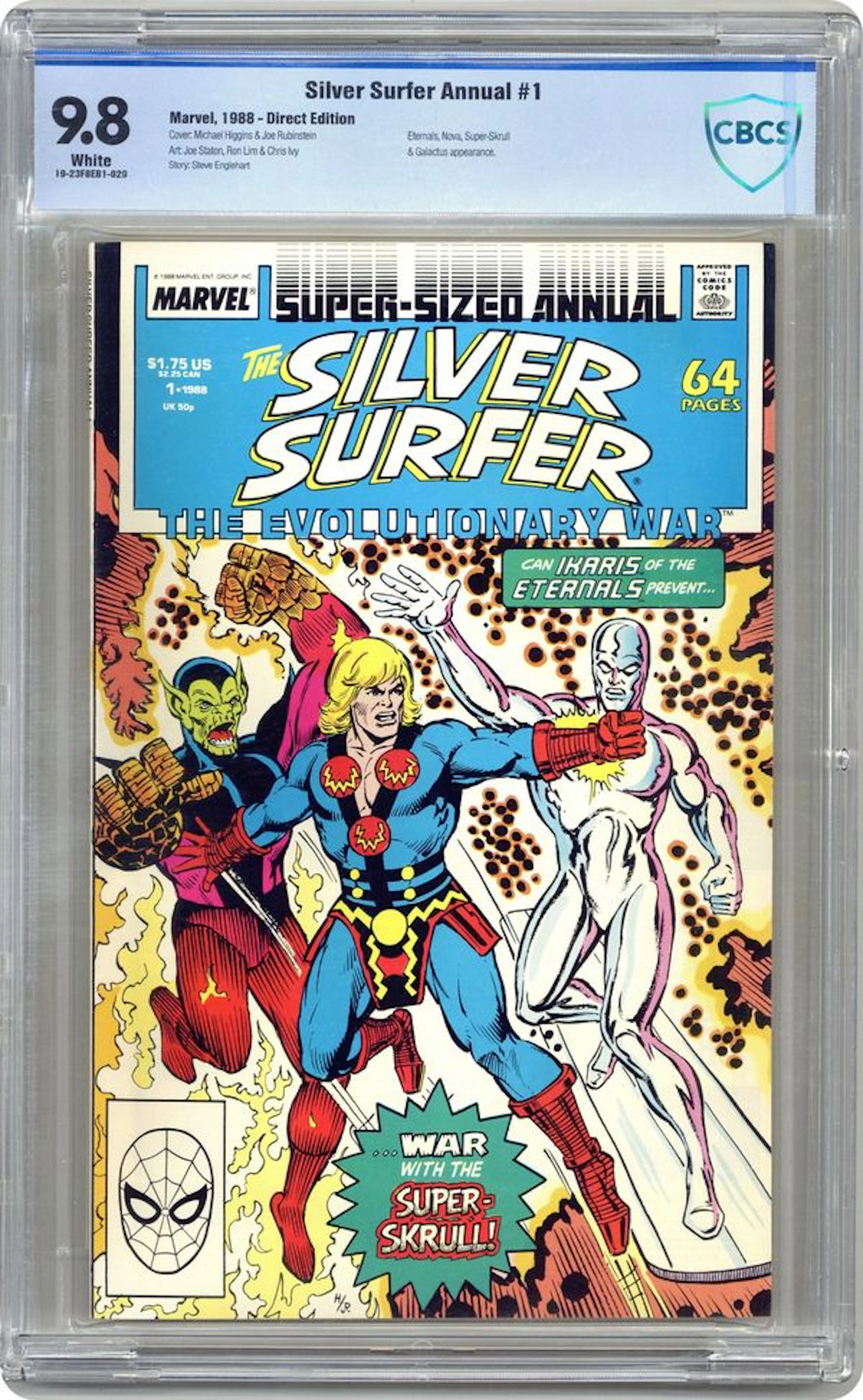 Silver Surfer (1987 2nd Series) Annual 1D CBCS 9.8