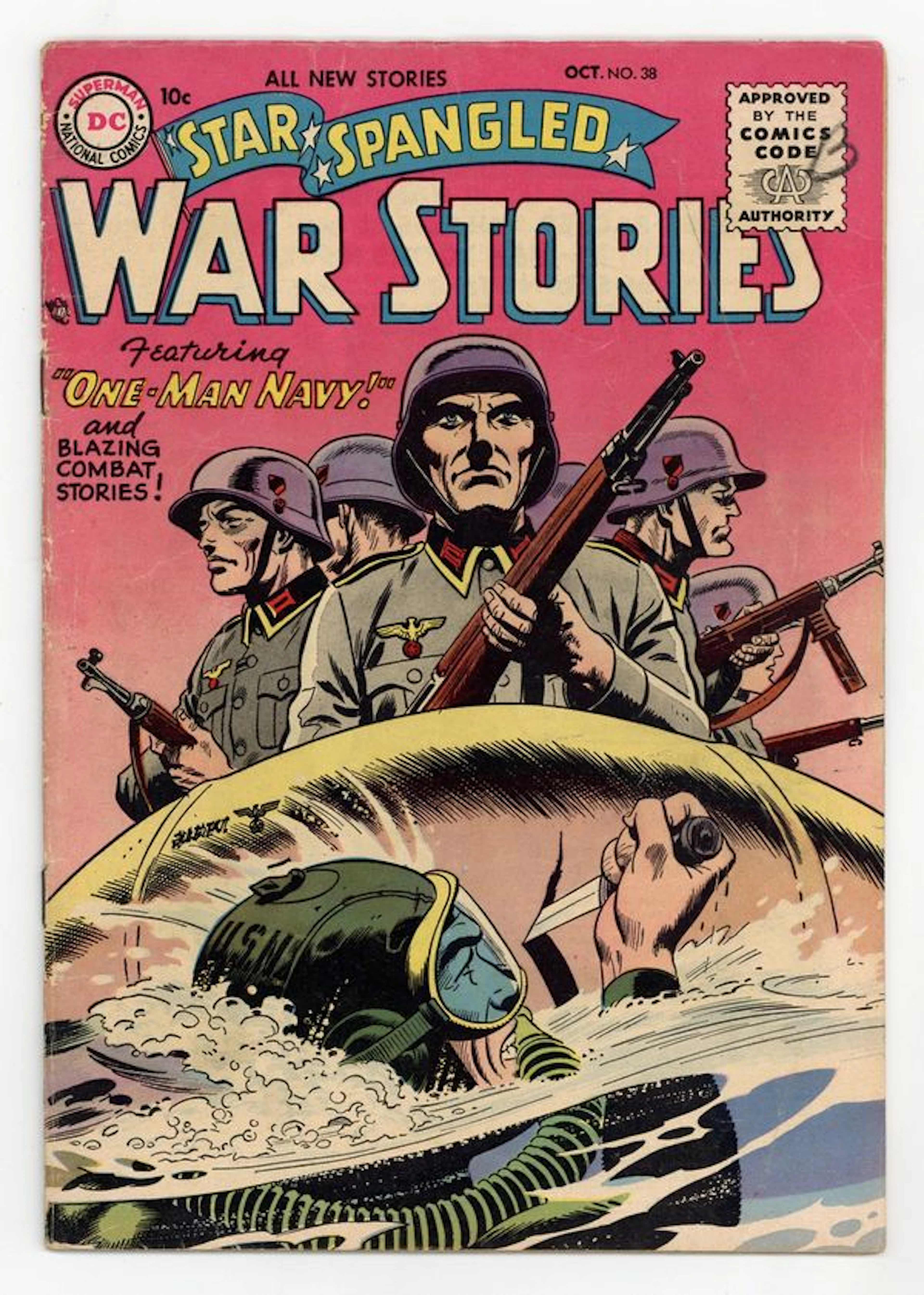 Star Spangled War Stories (1952 DC 2nd Series) 38 VG- 3.5