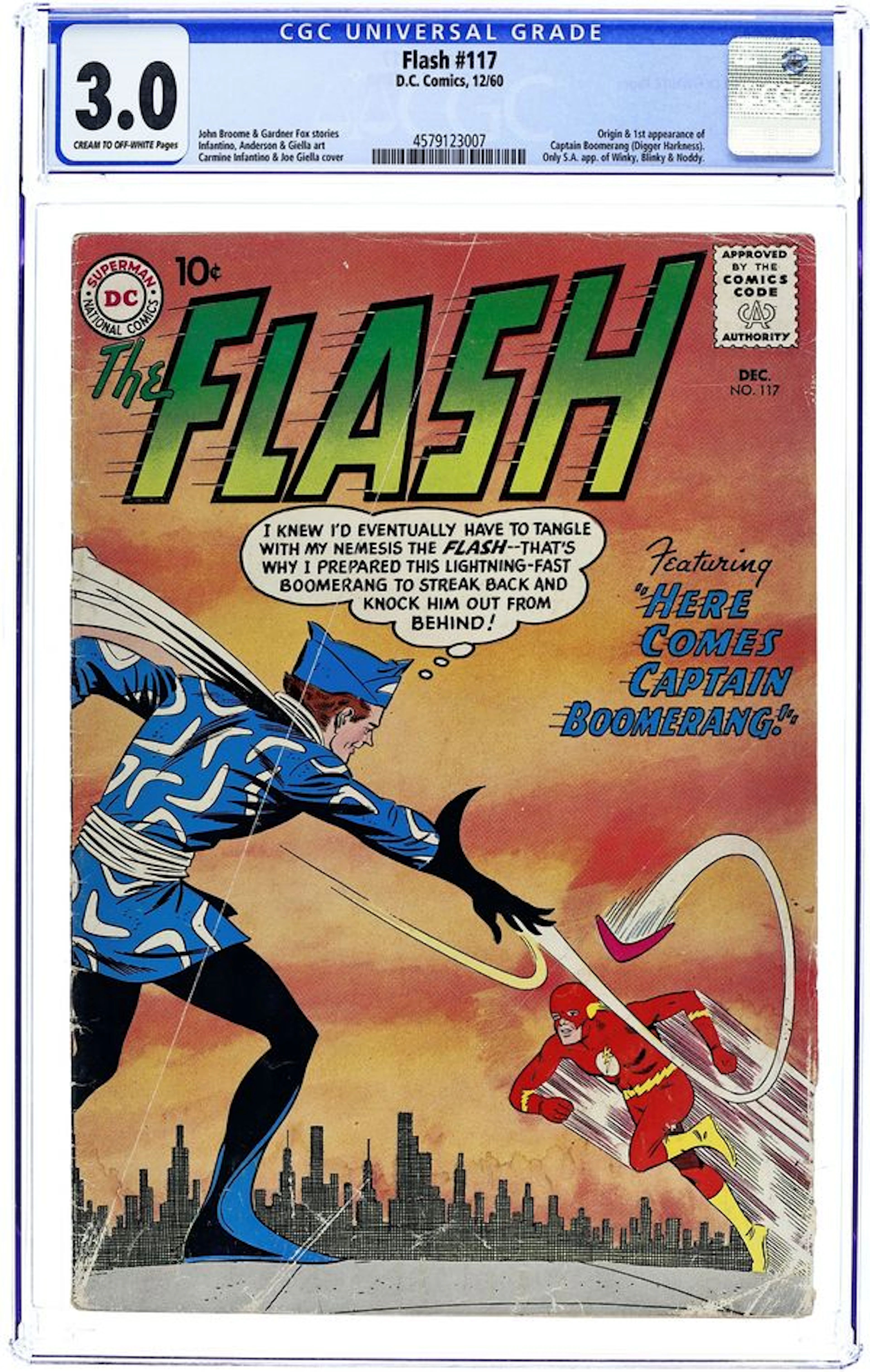 Flash (1959 1st Series DC) 117 CGC 3.0