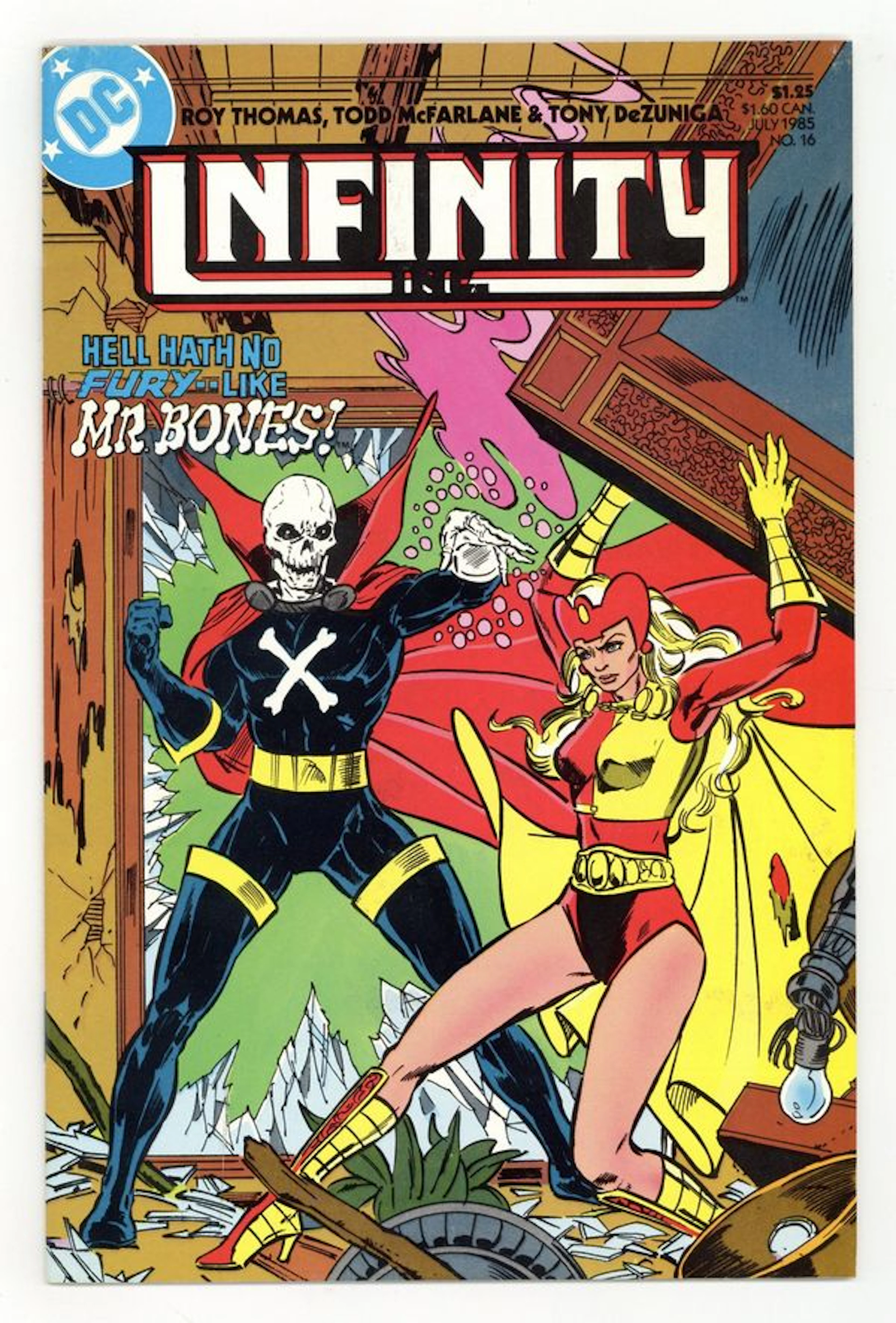 Infinity Inc. (1984 DC 1st Series) 16 VF- 7.5