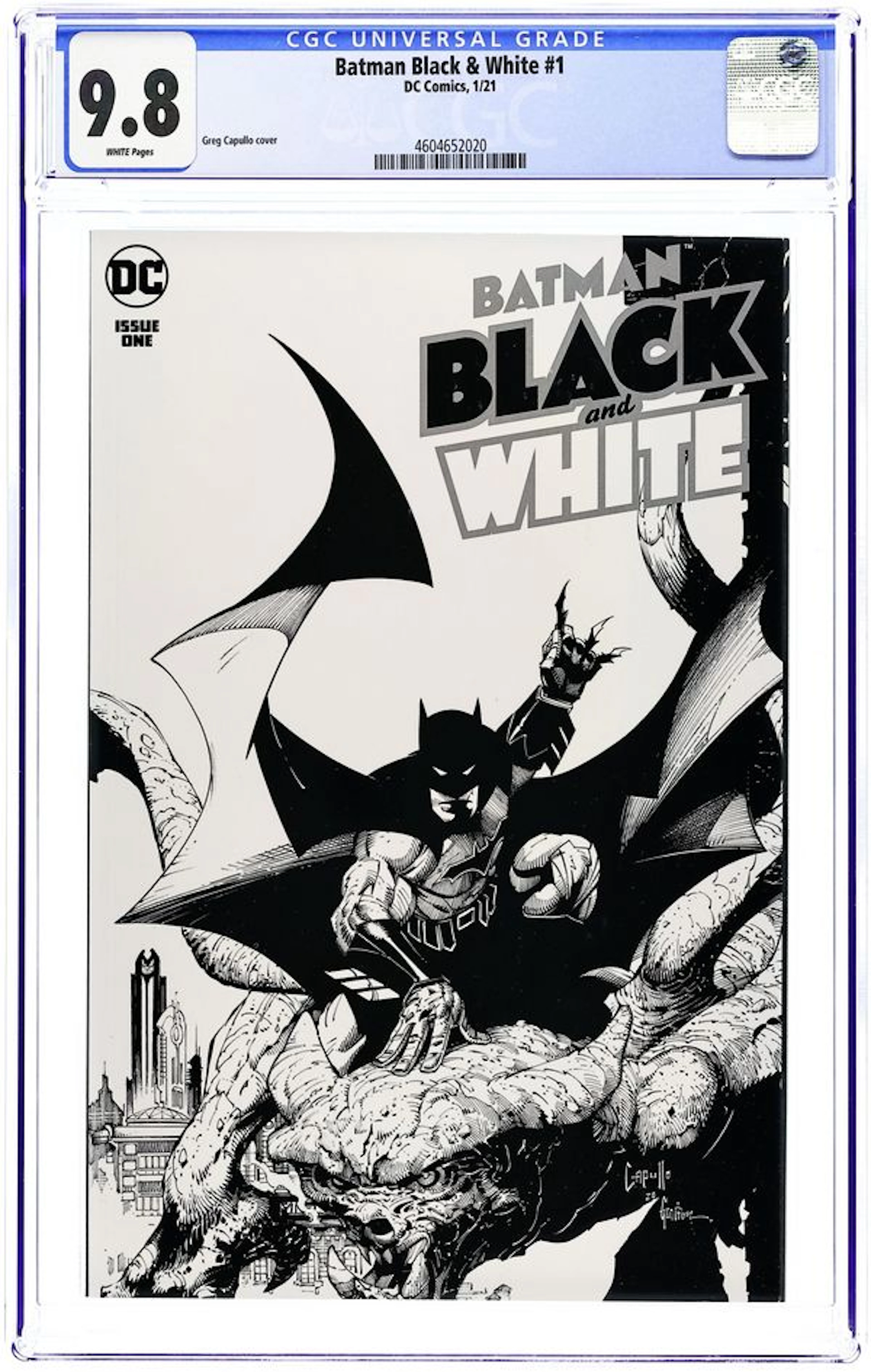 Batman Black and White (2020 DC) 1A CGC 9.8