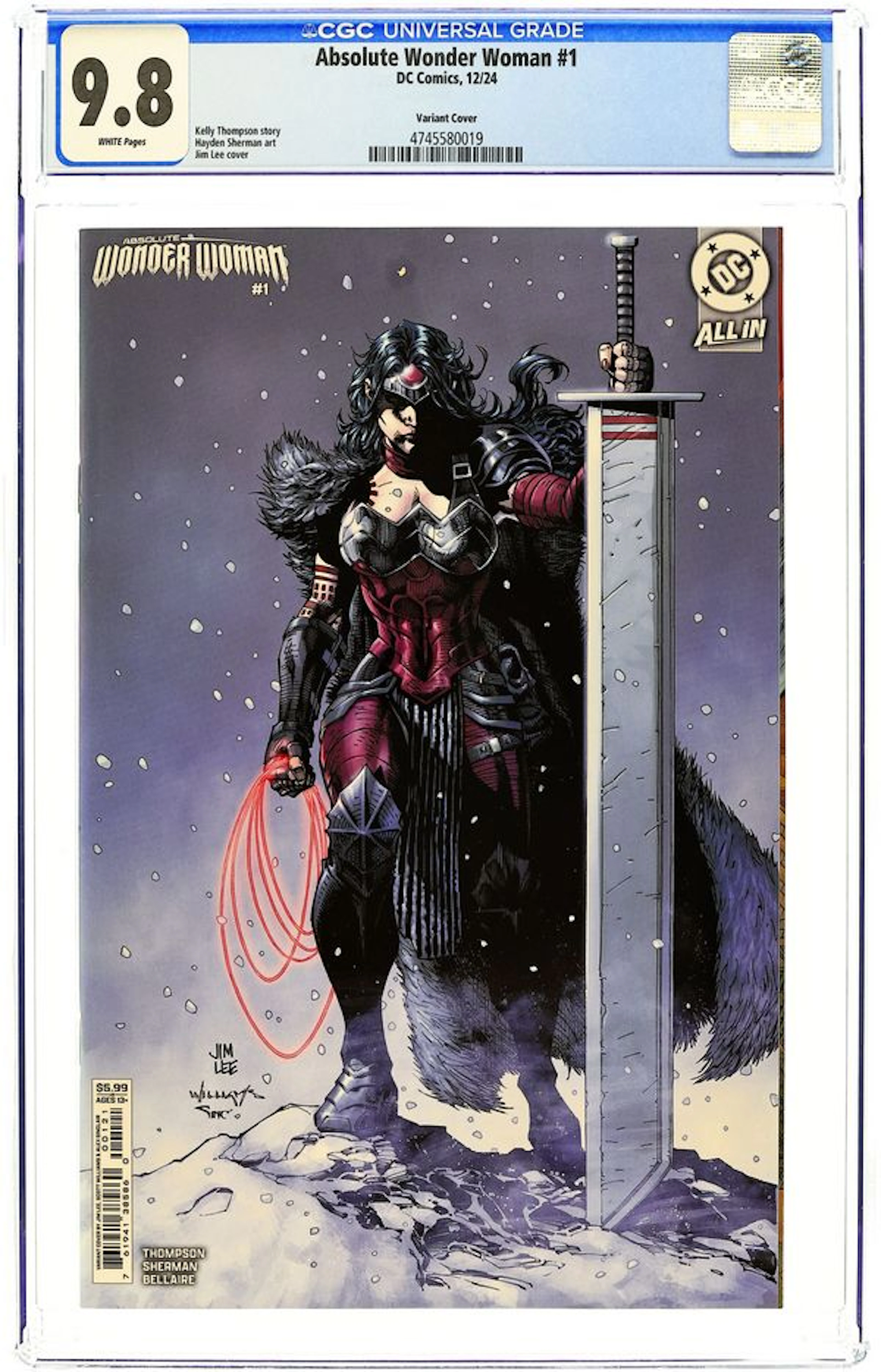 Absolute Wonder Woman (2024 DC) 1C CGC 9.8