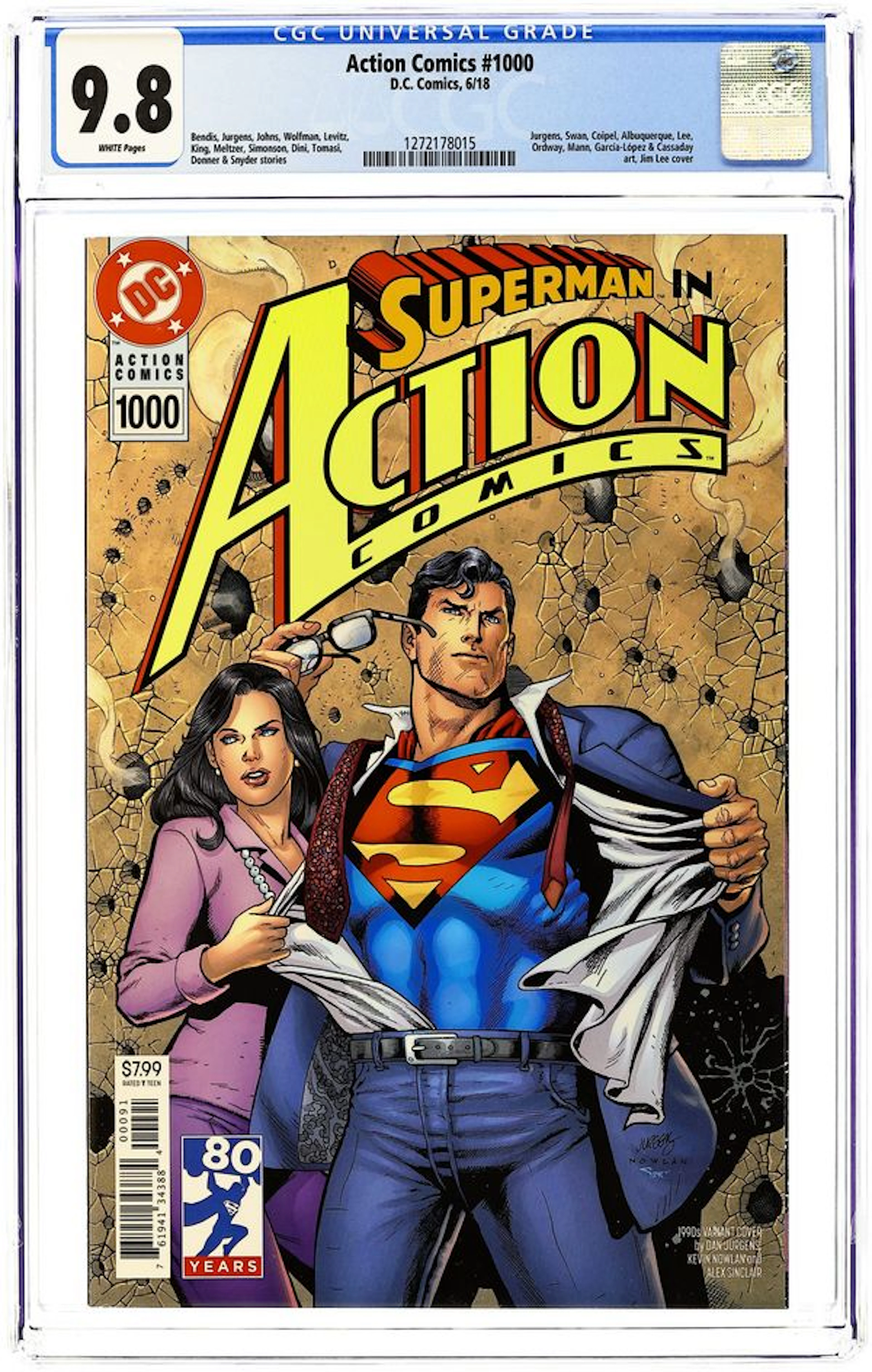 Action Comics (2016 3rd Series) 1000H CGC 9.8