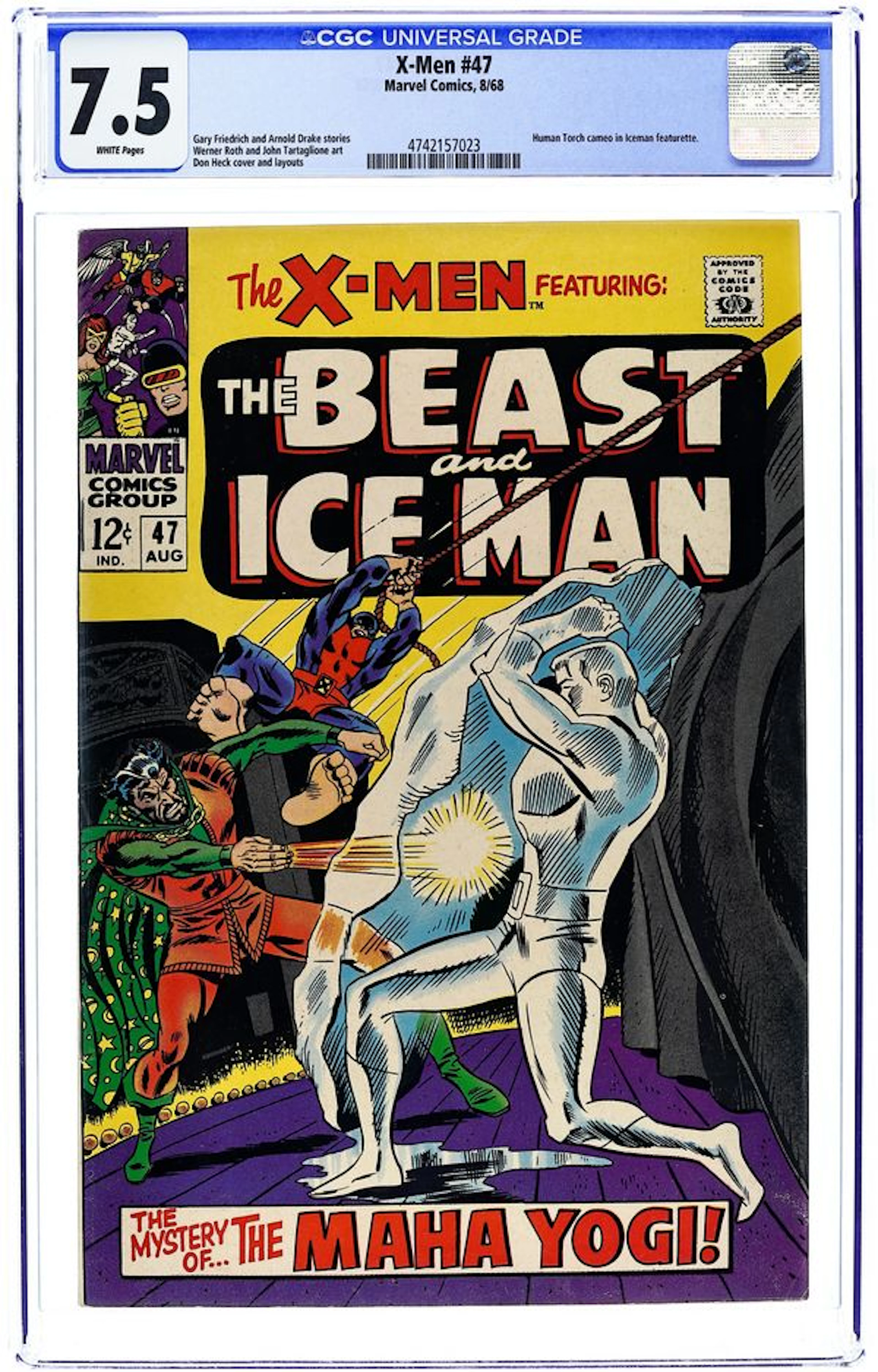 Uncanny X-Men (1963 1st Series) 47 CGC 7.5