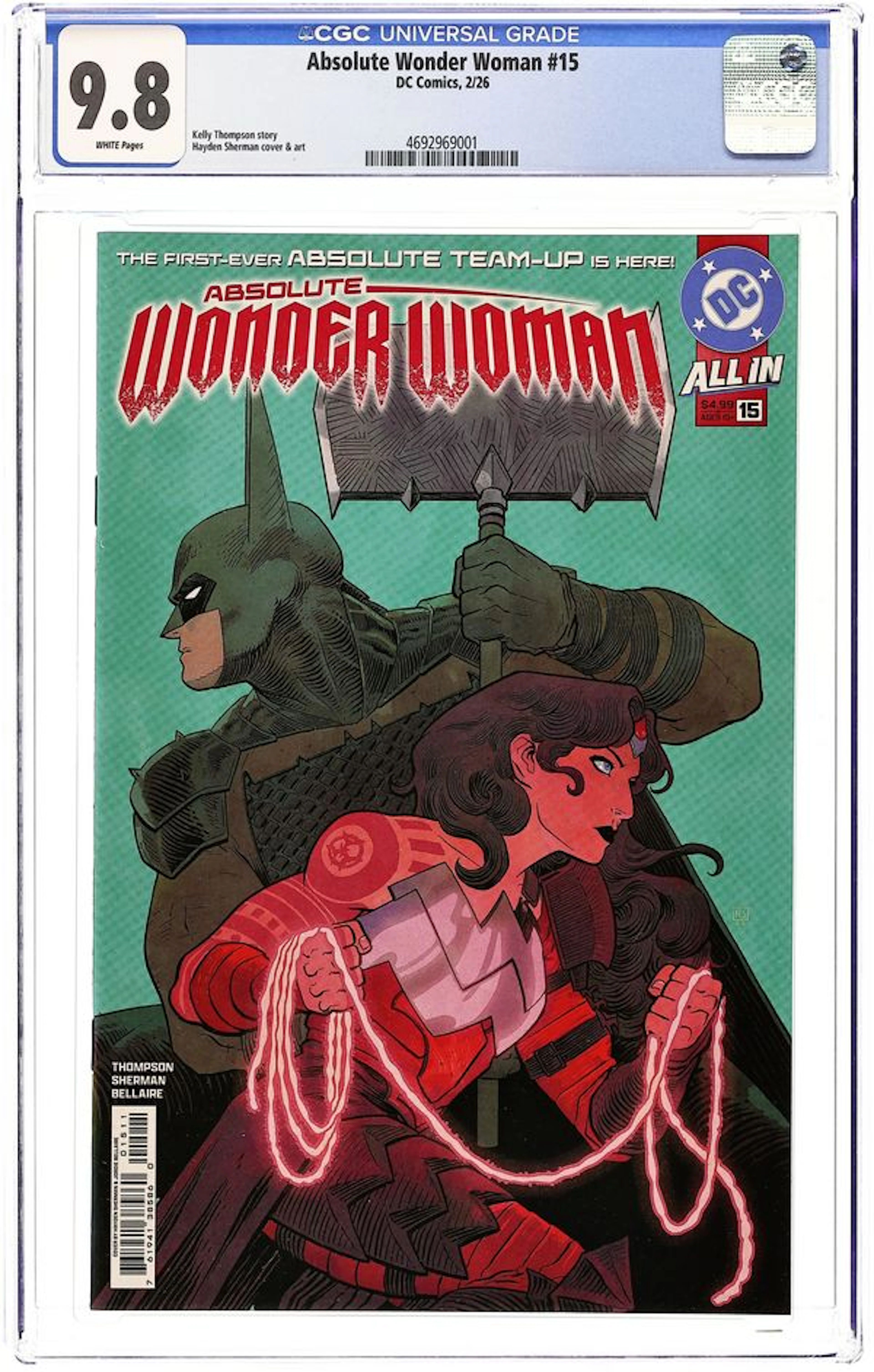 Absolute Wonder Woman (2024 DC) 15A CGC 9.8