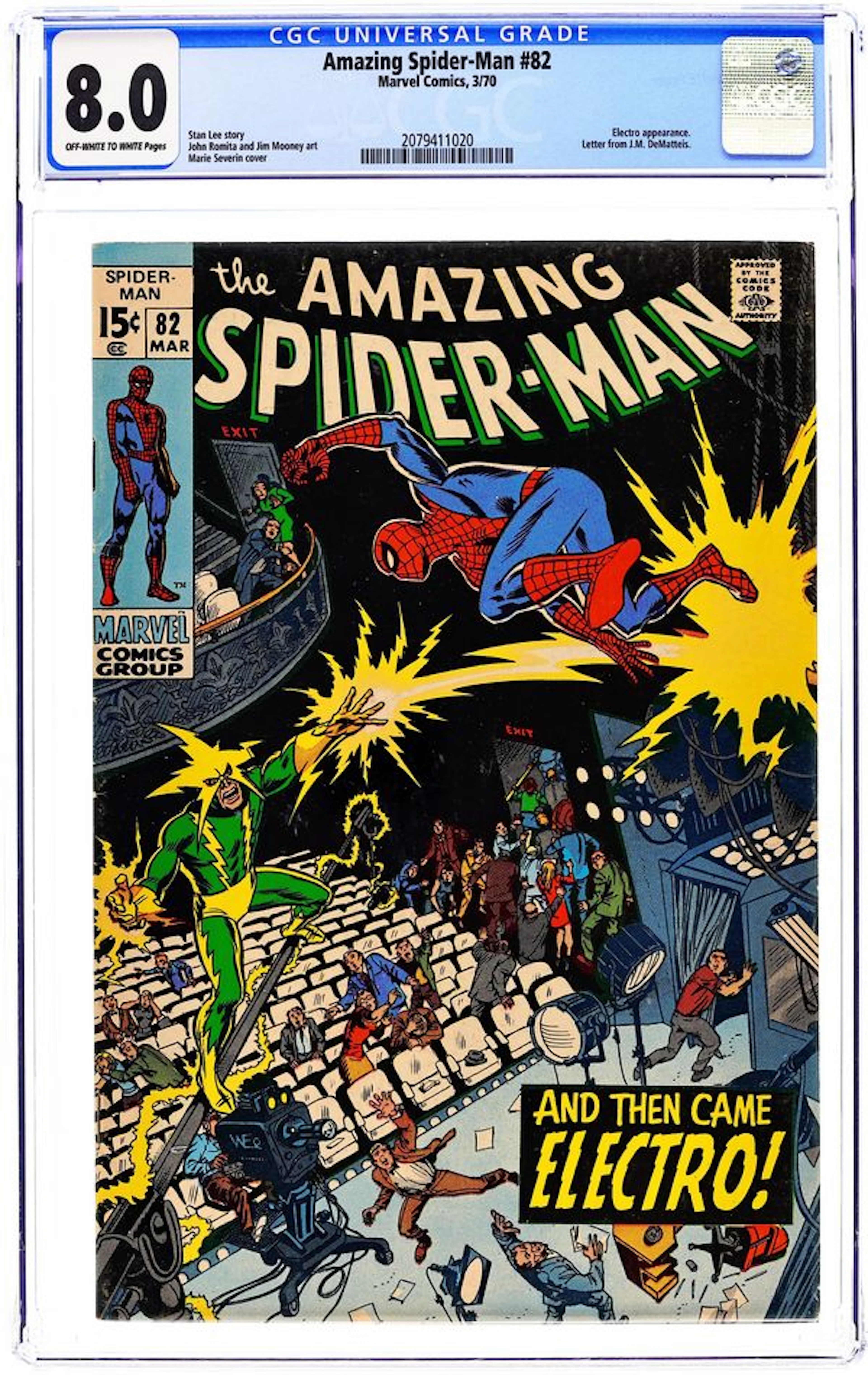 Amazing Spider-Man (1963 1st Series) 82 CGC 8.0