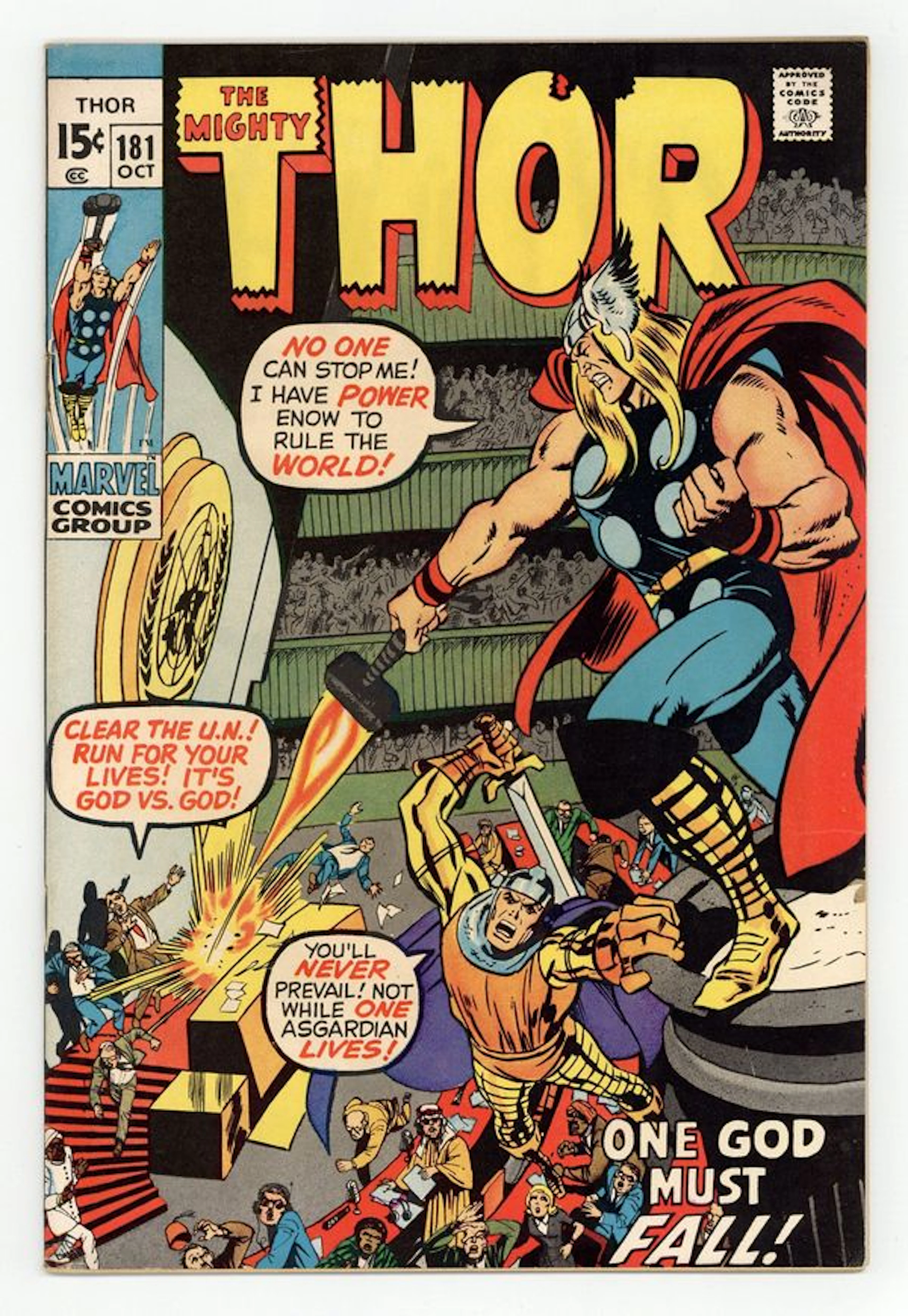Thor (1962 Marvel 1st Series Journey Into Mystery) 181 FN- 5.5