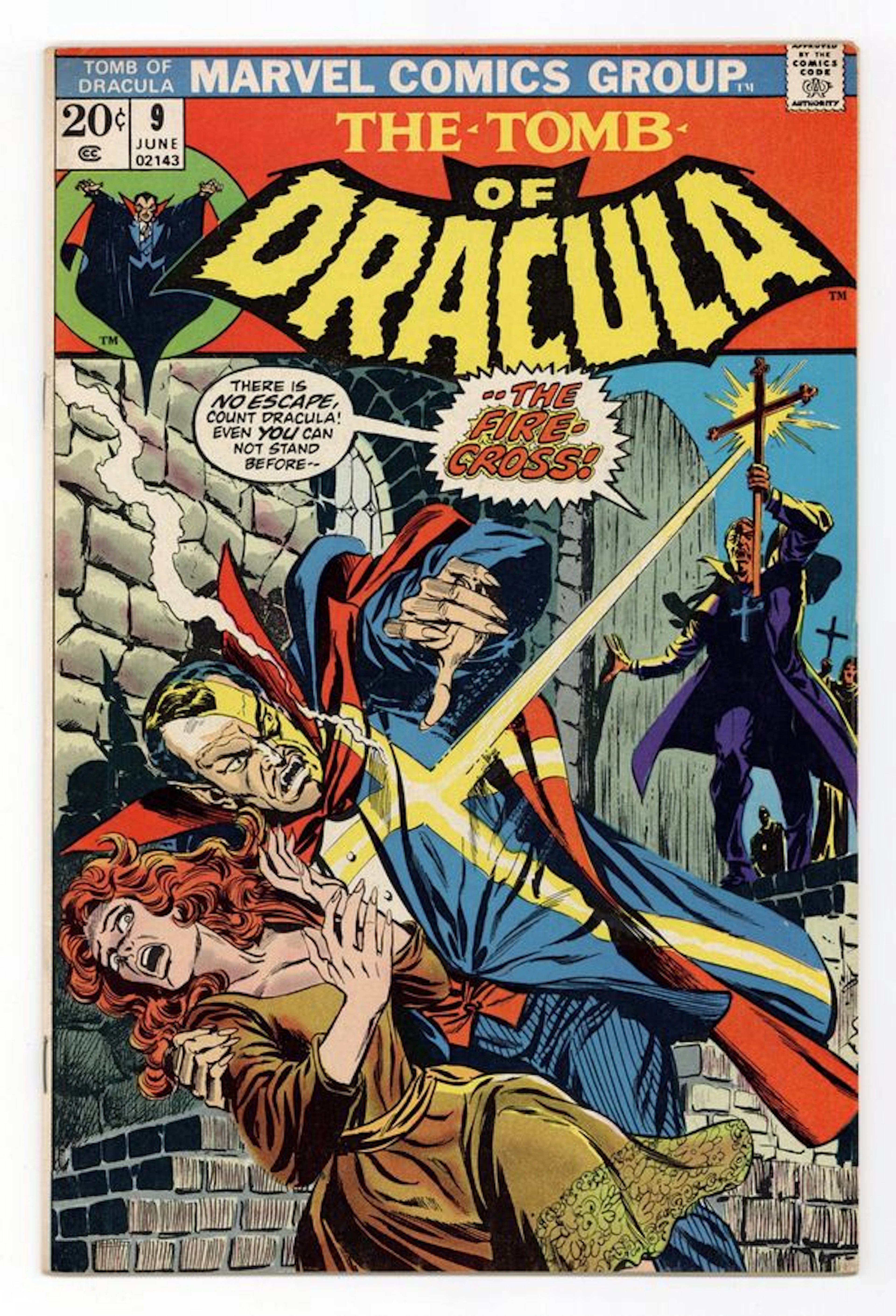 Tomb of Dracula (1972 1st Series) 9 FN 6.0