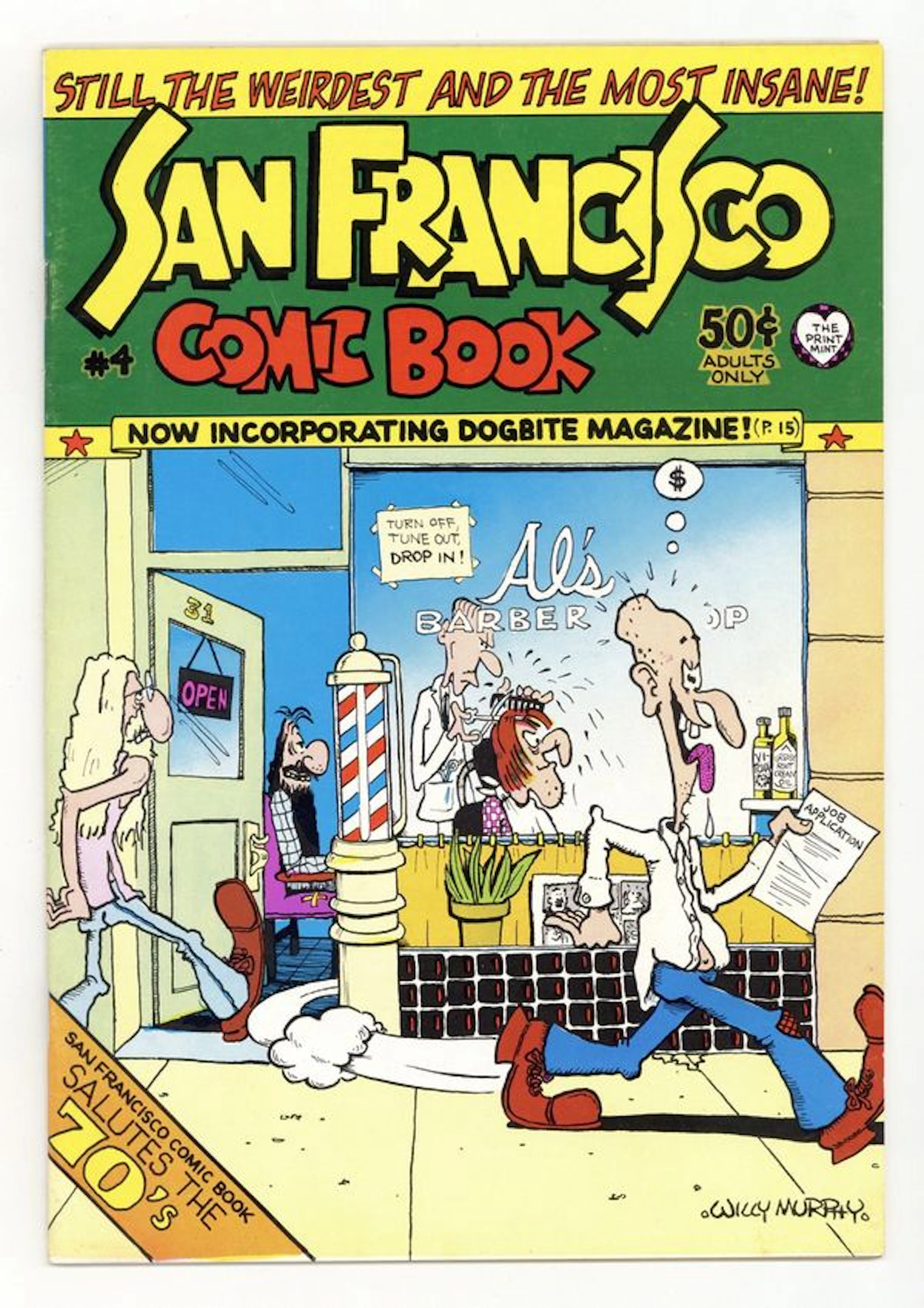 San Francisco Comic Book (1970 Print Mint) 4 FN- 5.5
