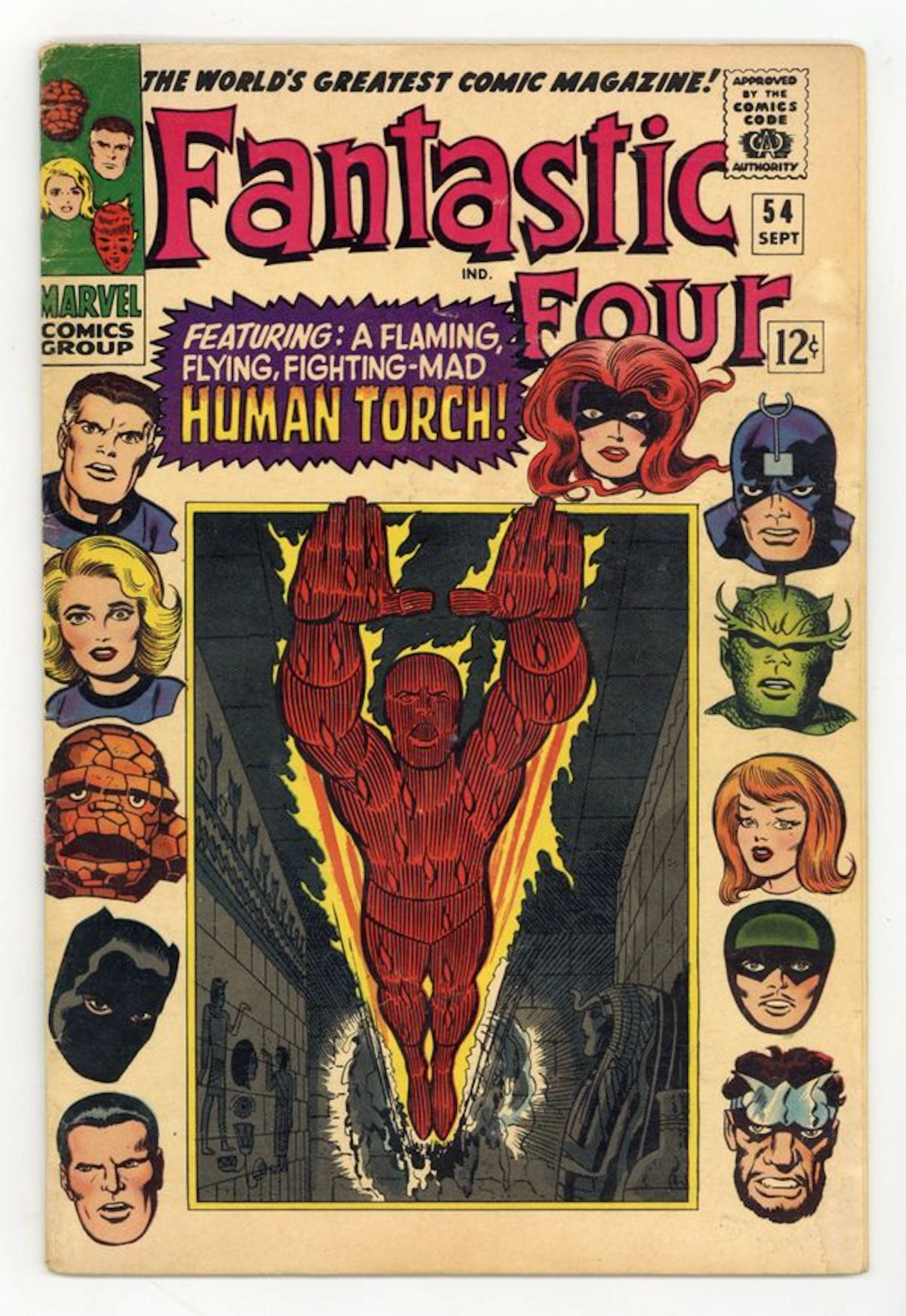 Fantastic Four (1961 1st Series) 54 GD+ 2.5