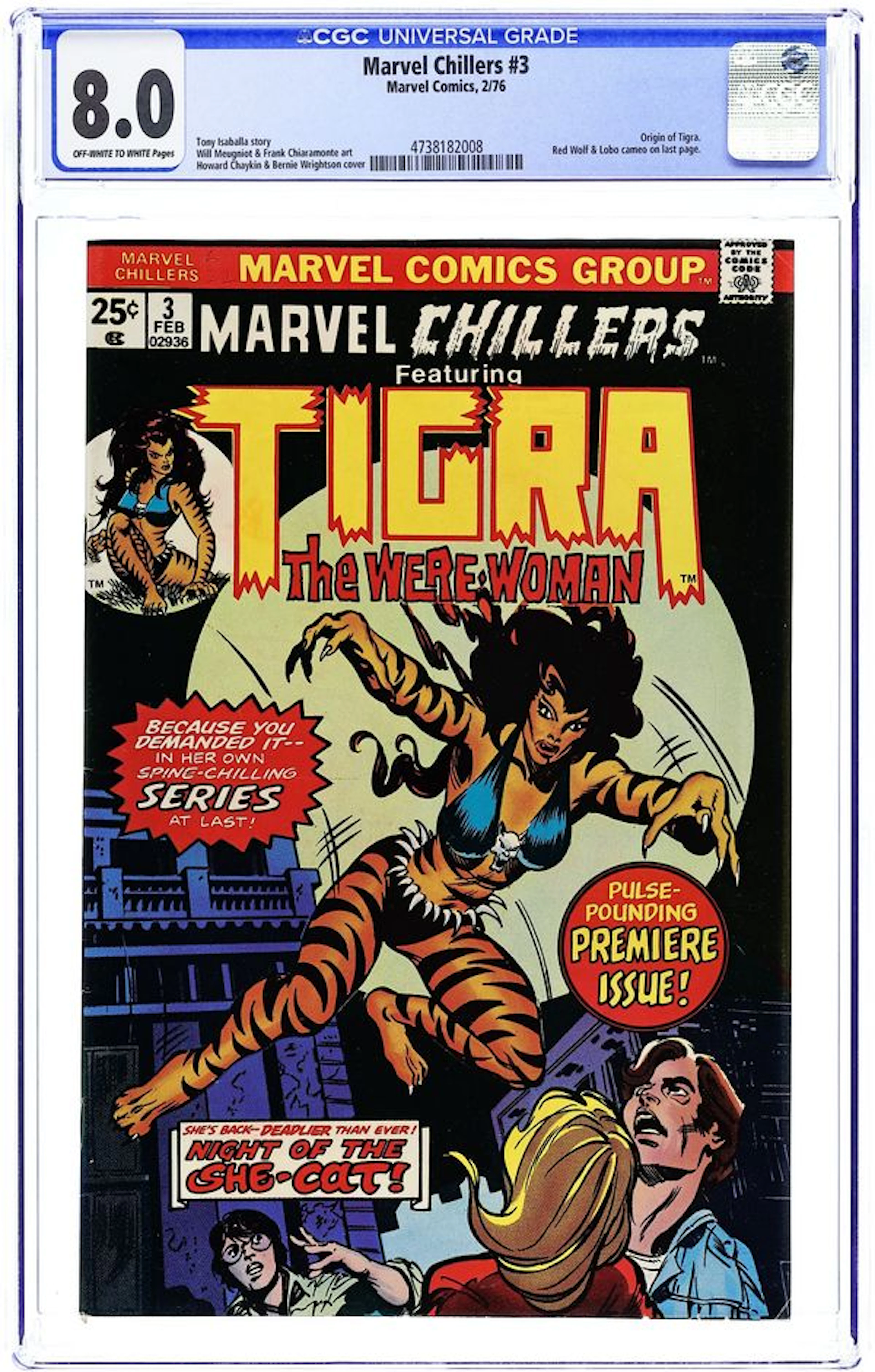 Marvel Chillers (1975) 3 CGC 8.0