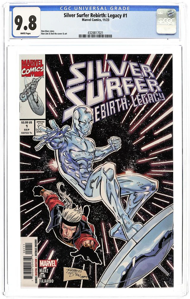 Silver Surfer Rebirth Legacy (2023 Marvel) 1A CGC 9.8