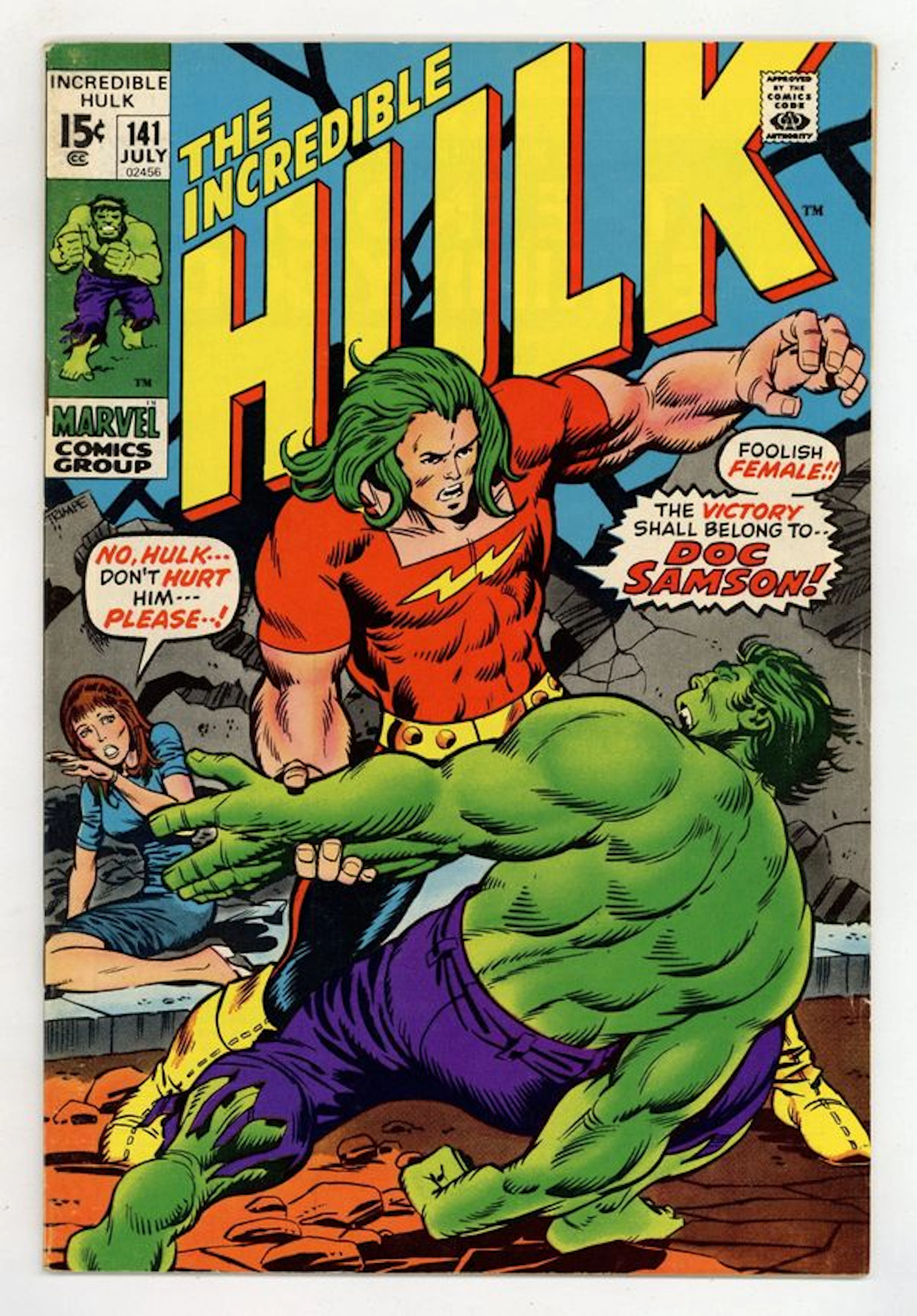 Incredible Hulk (1962 Marvel 1st Series) 141 VG/FN 5.0