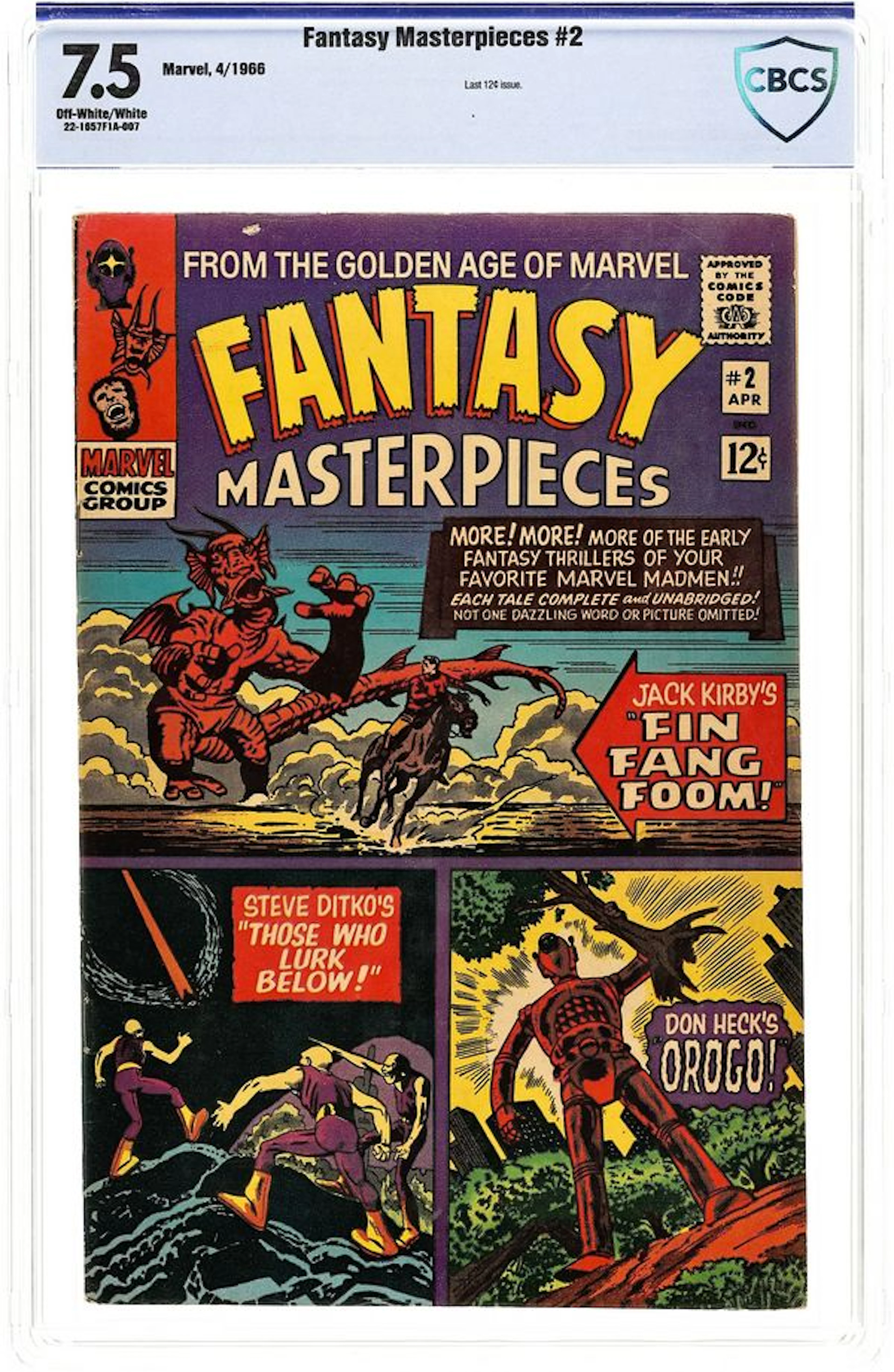Fantasy Masterpieces (1966) 2 CBCS 7.5