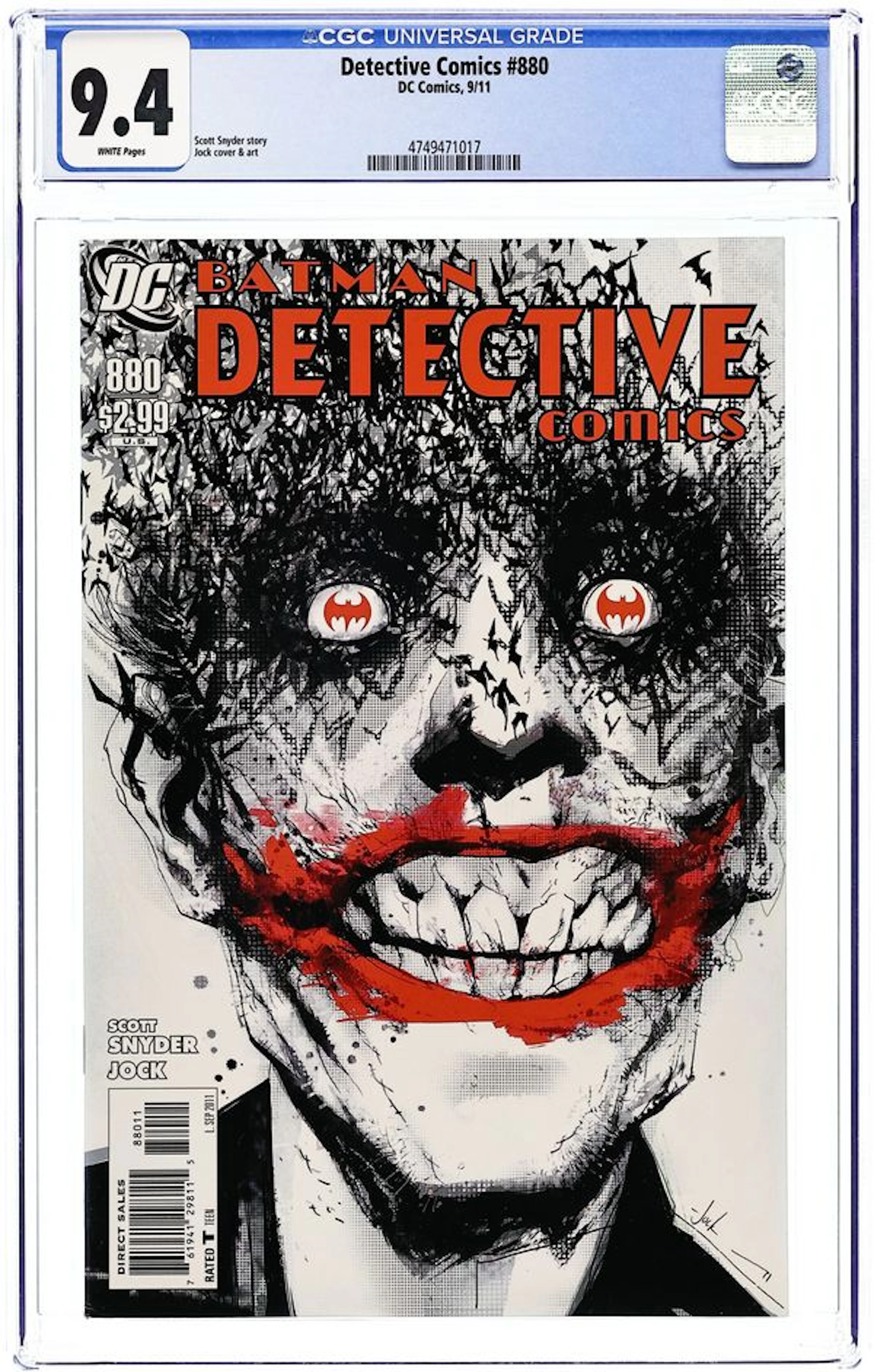 Detective Comics (1937 1st Series) 880D CGC 9.4