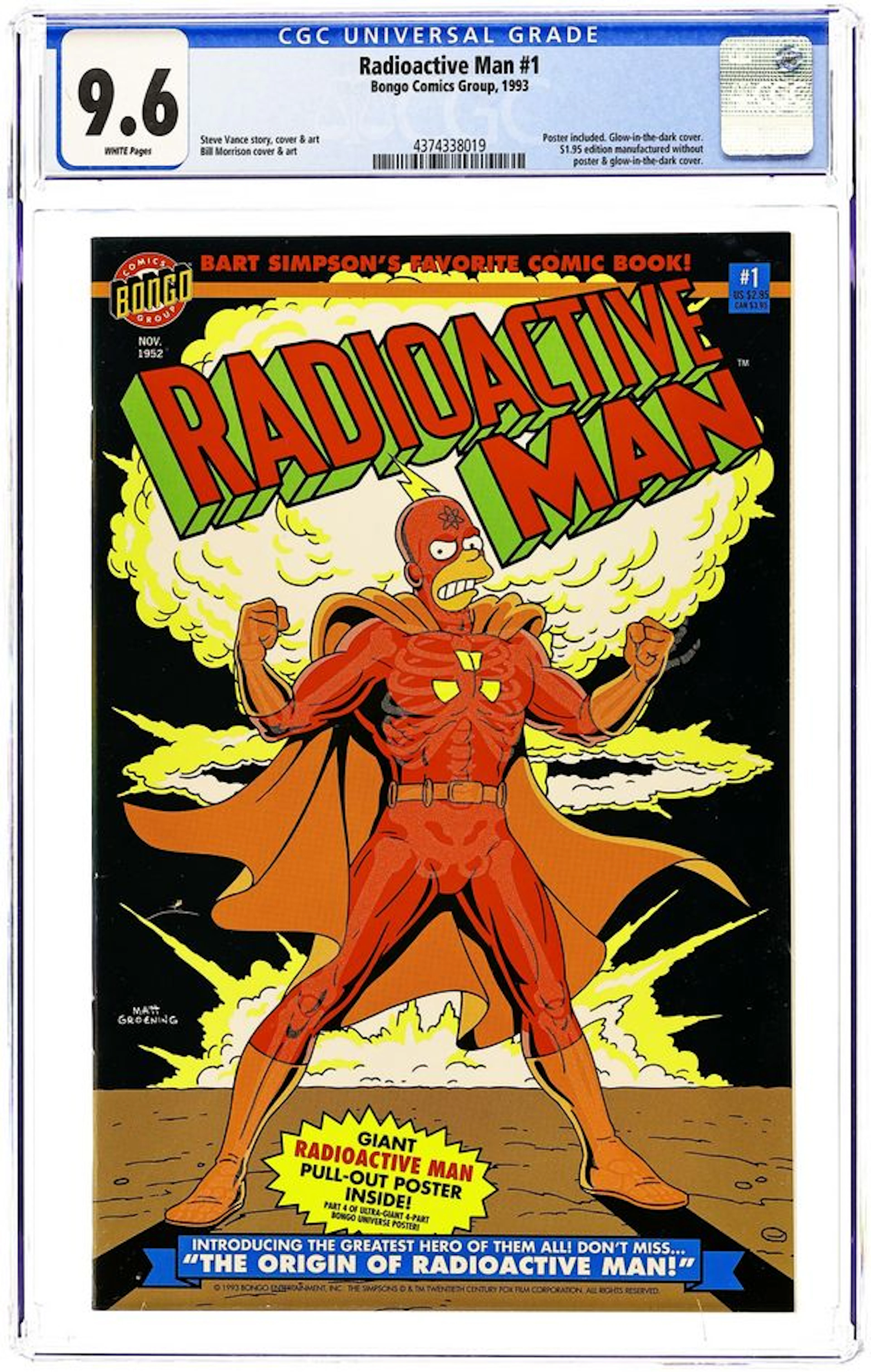 Radioactive Man (1993 1st Series) 1D CGC 9.6
