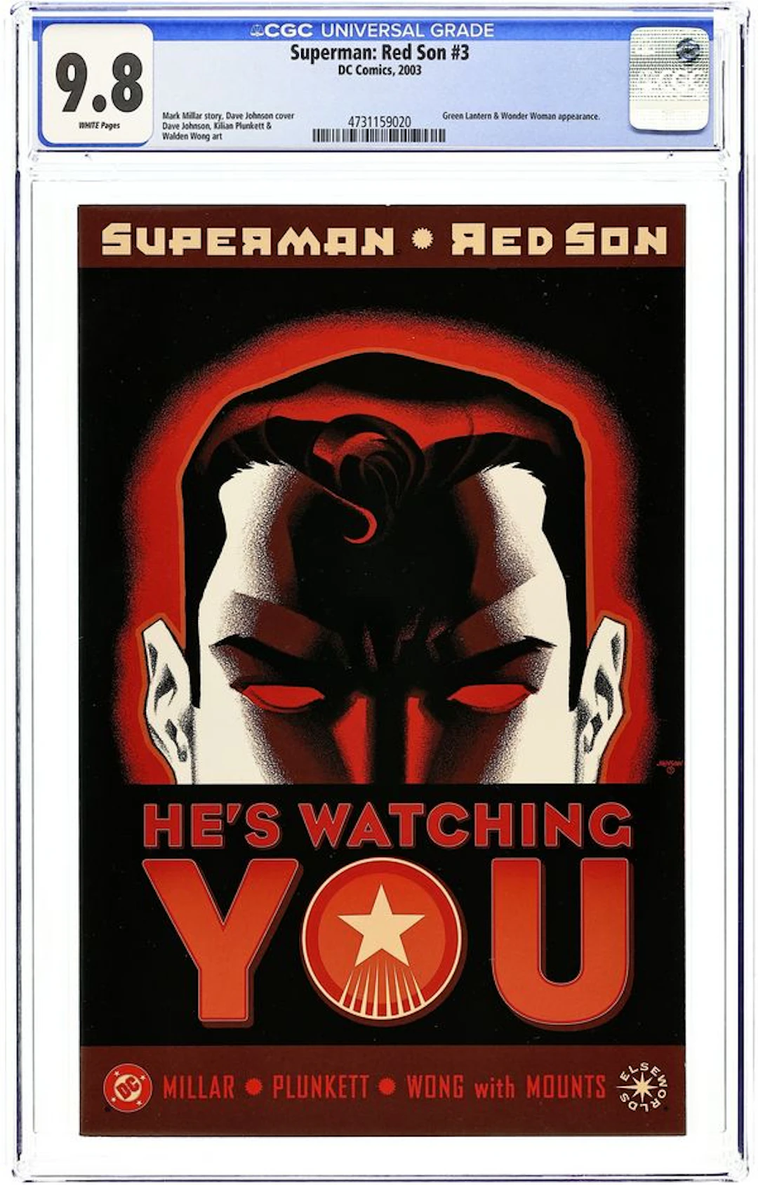Superman Red Son (2003) 3 CGC 9.8