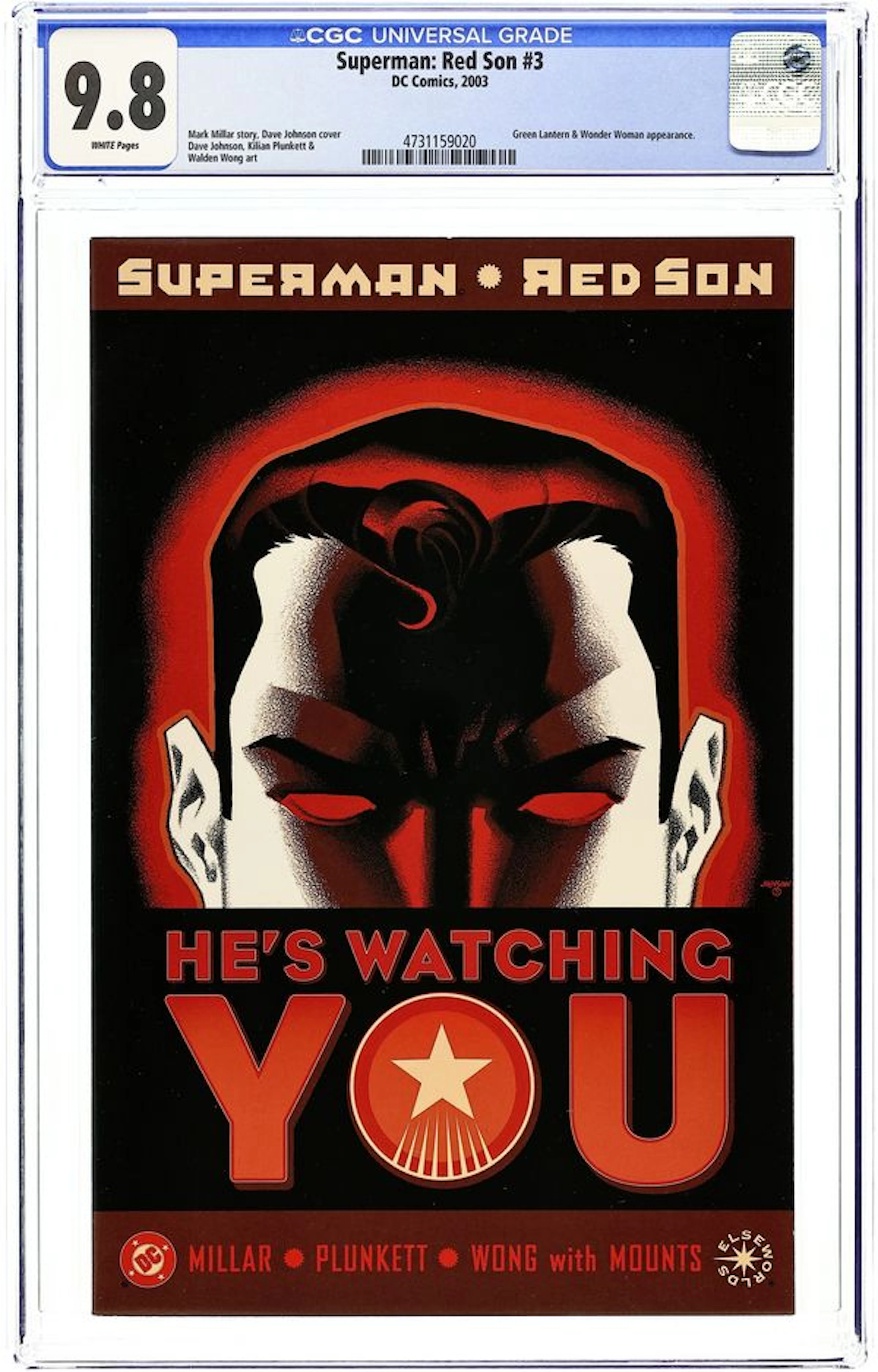 Superman Red Son (2003) 3 CGC 9.8