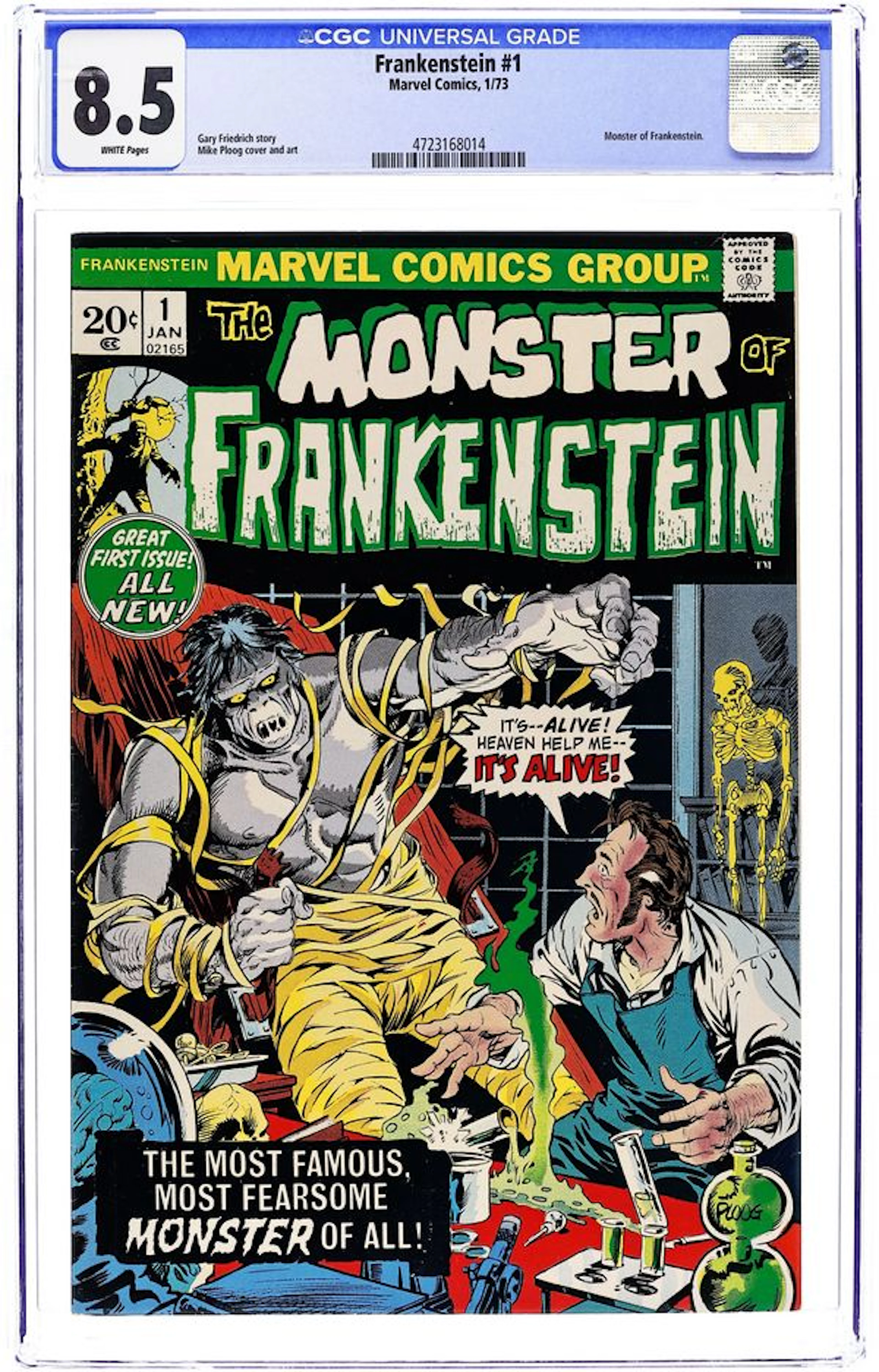 Frankenstein (1973 Marvel) 1 CGC 8.5