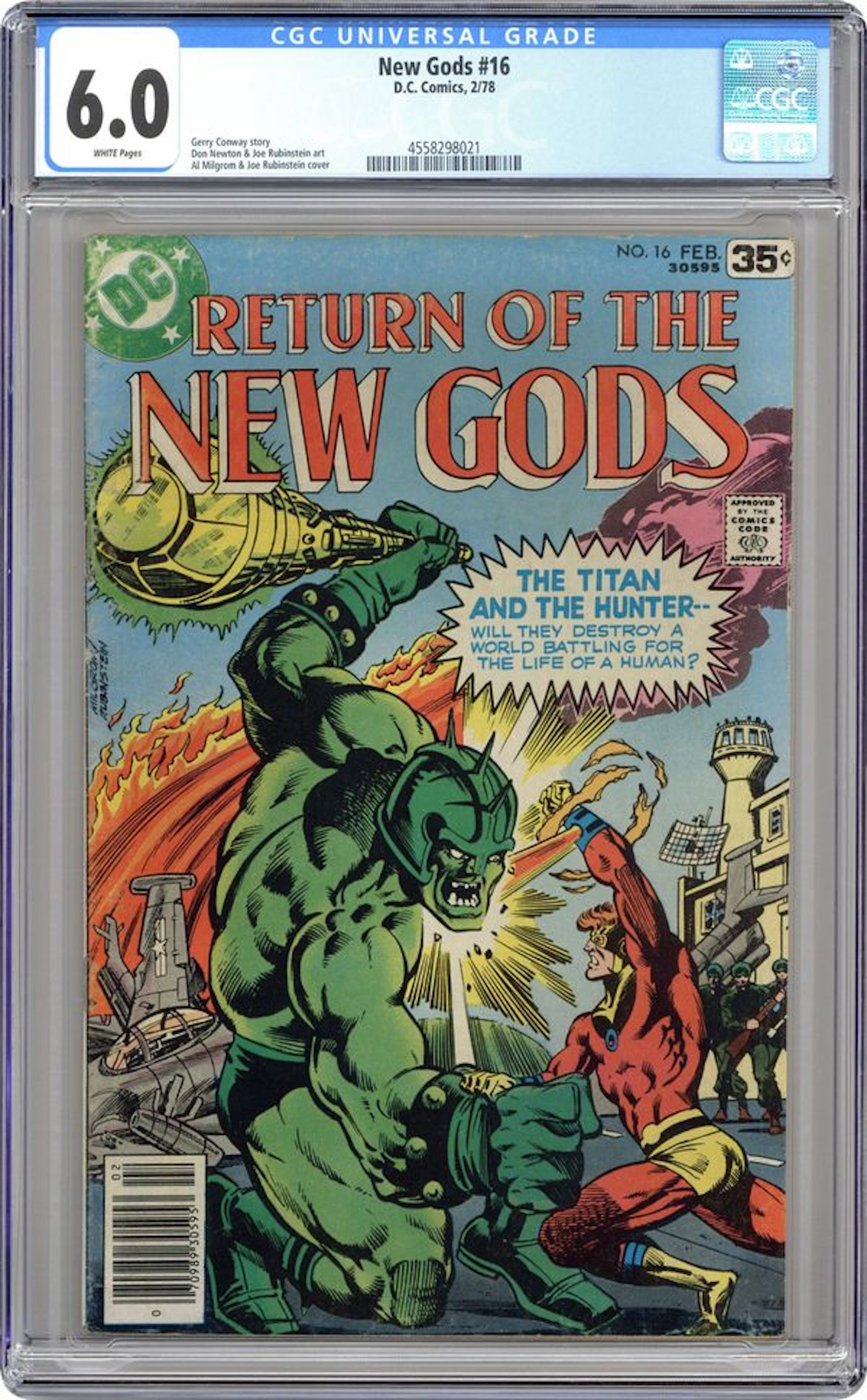 New Gods (1971 1st Series) 16 CGC 6.0