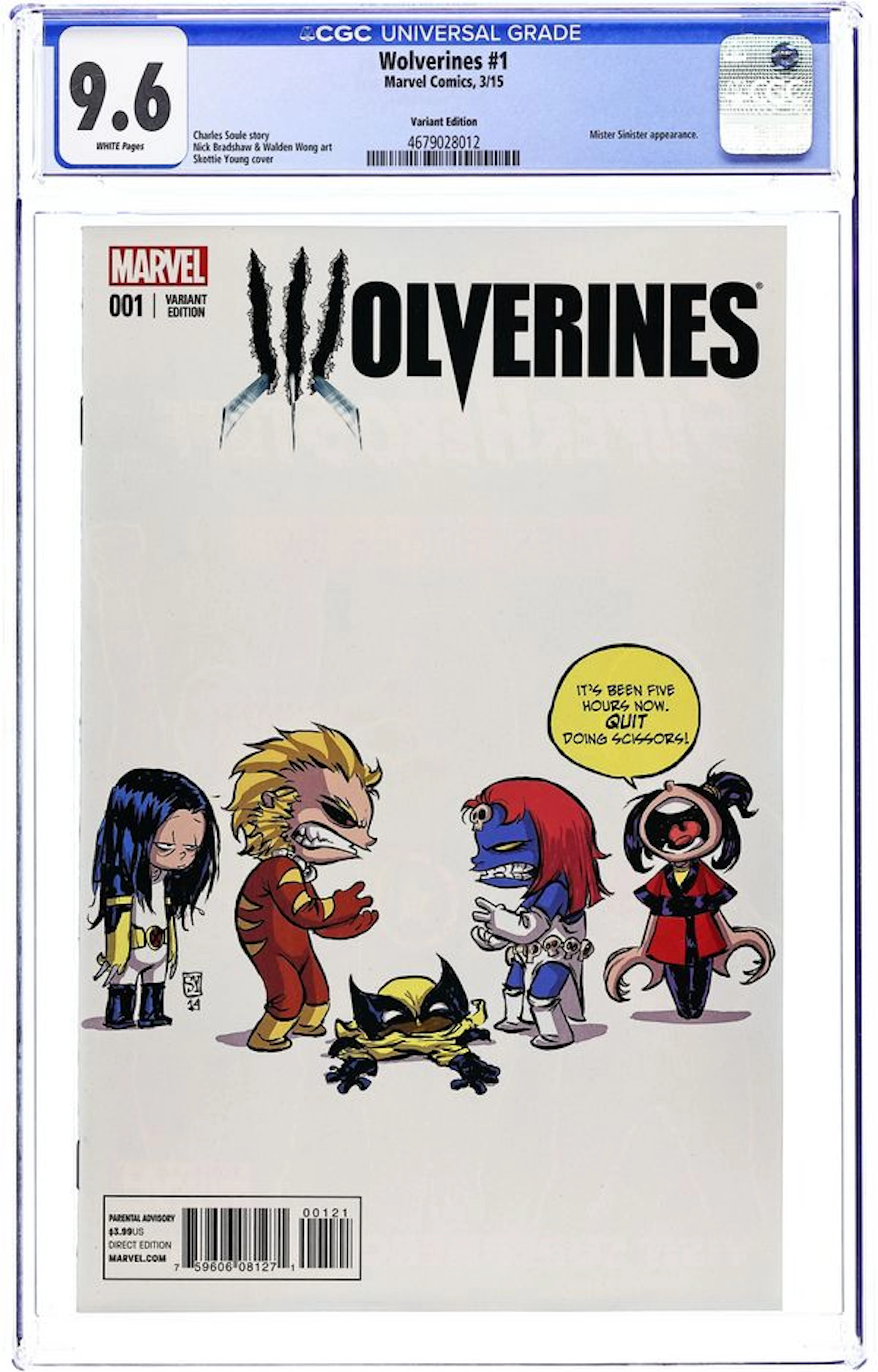 Wolverines (2014 Marvel) 1E CGC 9.6