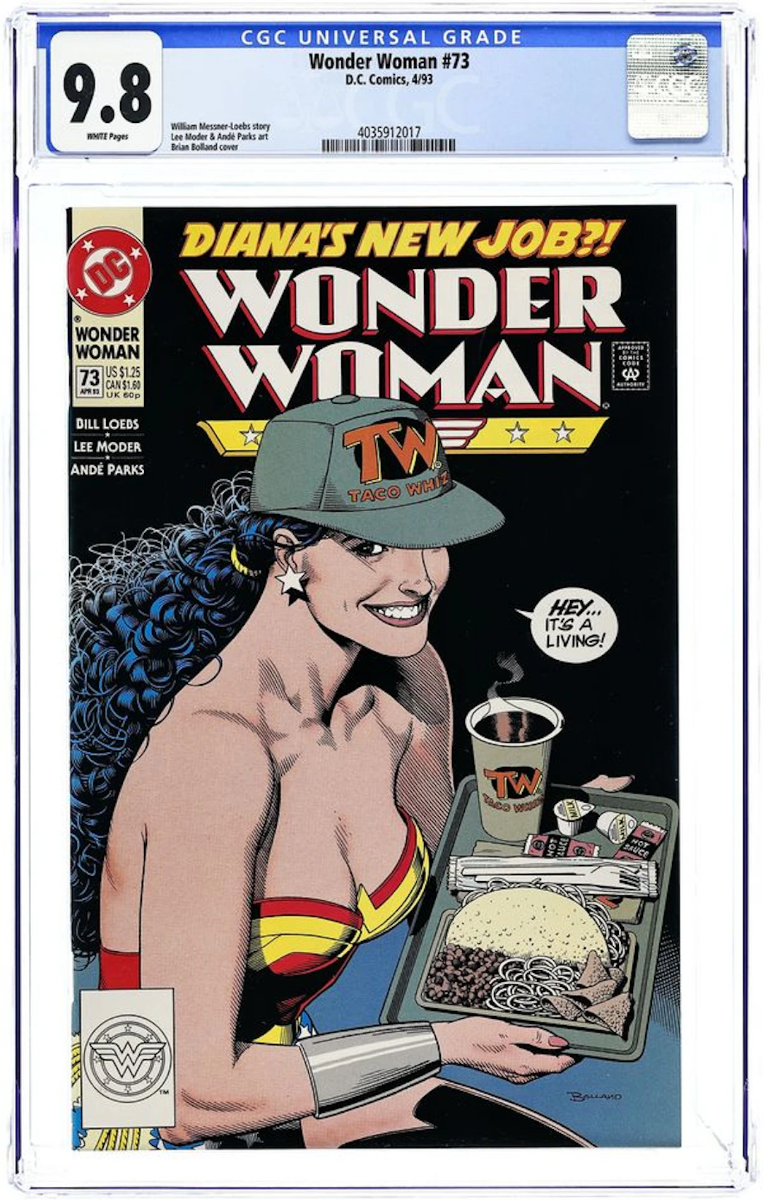 Wonder Woman (1987 2nd Series) 73 CGC 9.8