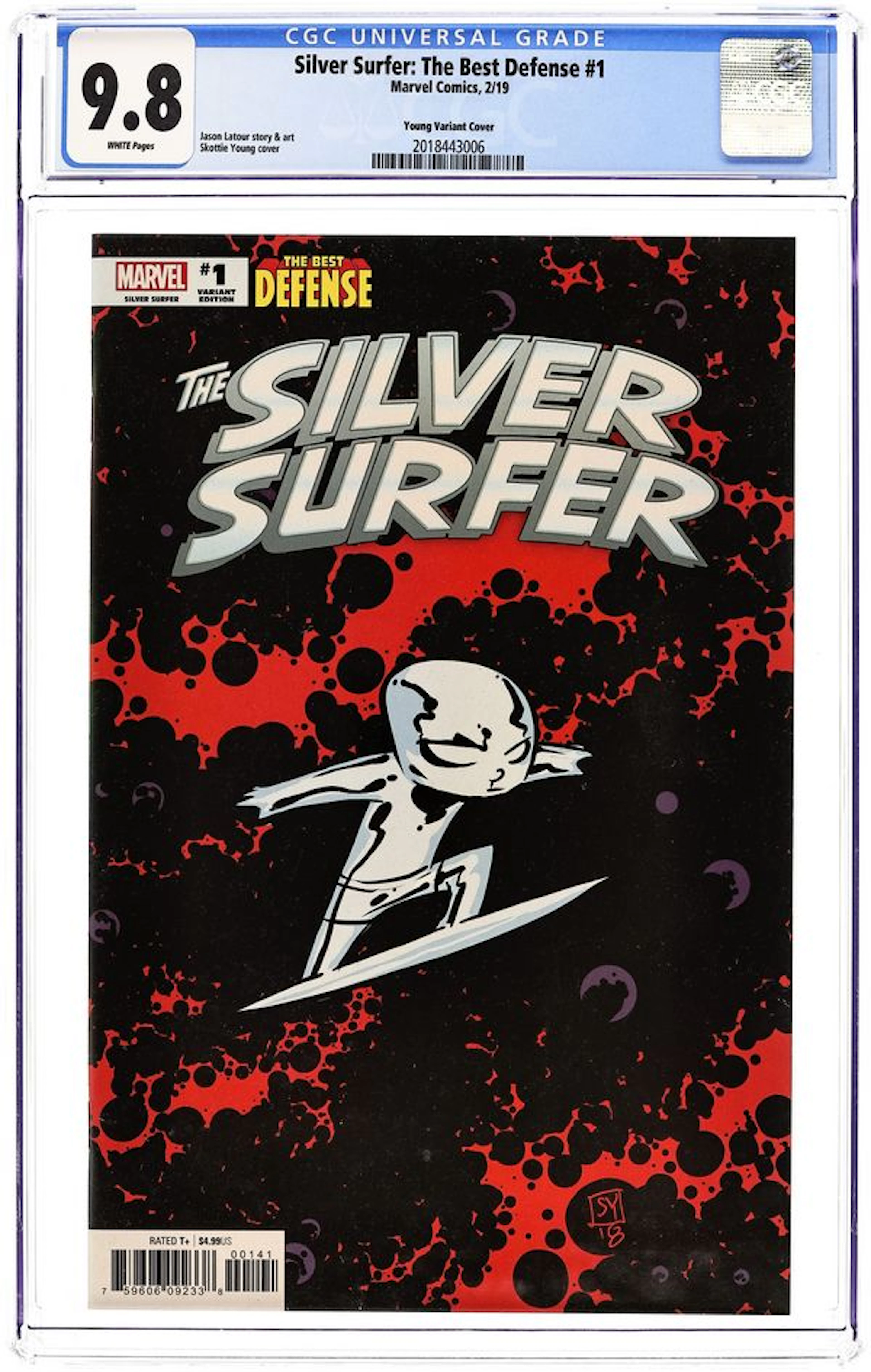 Silver Surfer: The Best Defense (2018) 1E CGC 9.8