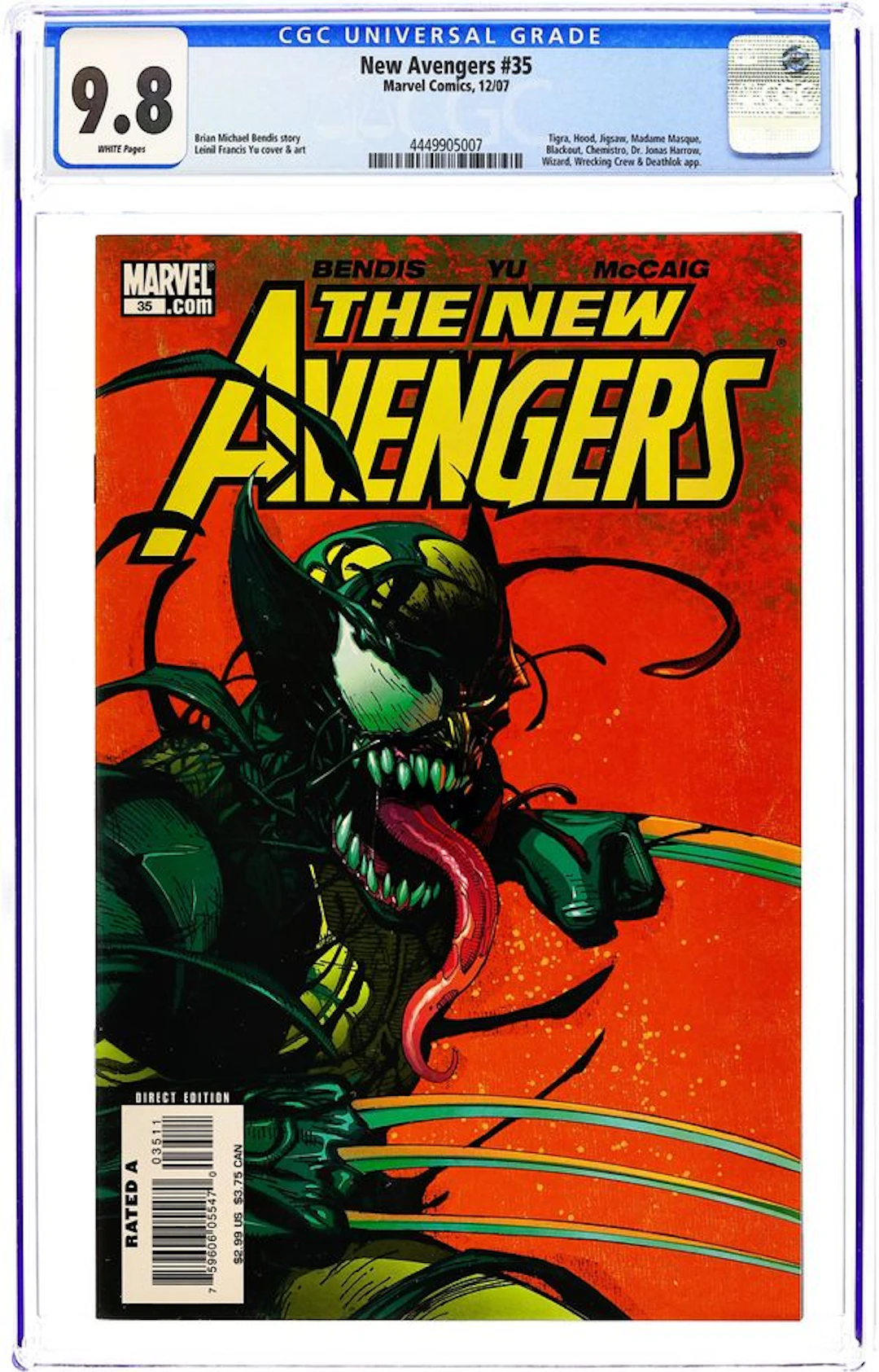 New Avengers (2005 1st Series) 35 CGC 9.8