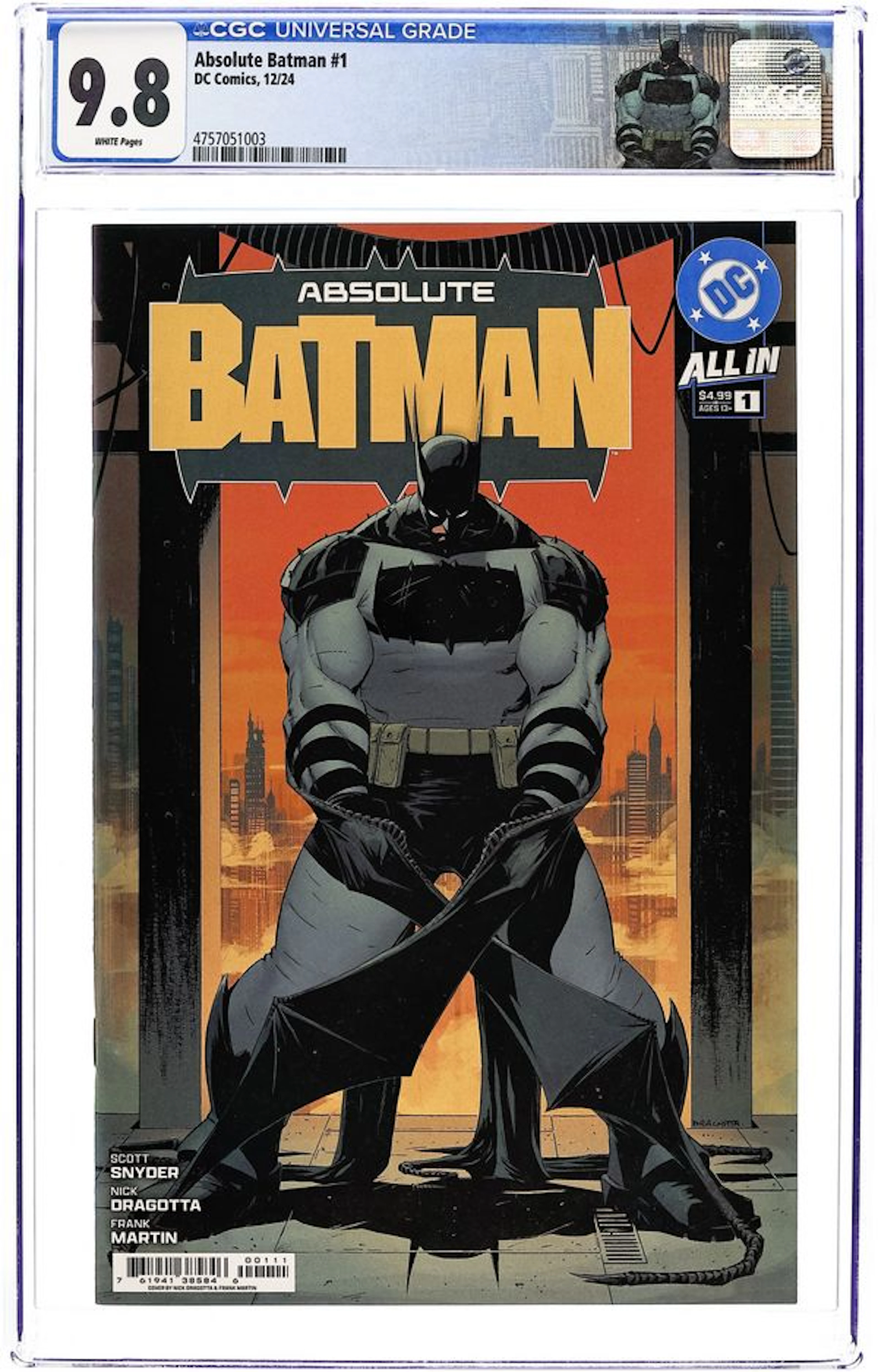 Absolute Batman (2024 DC) 1A CGC 9.8