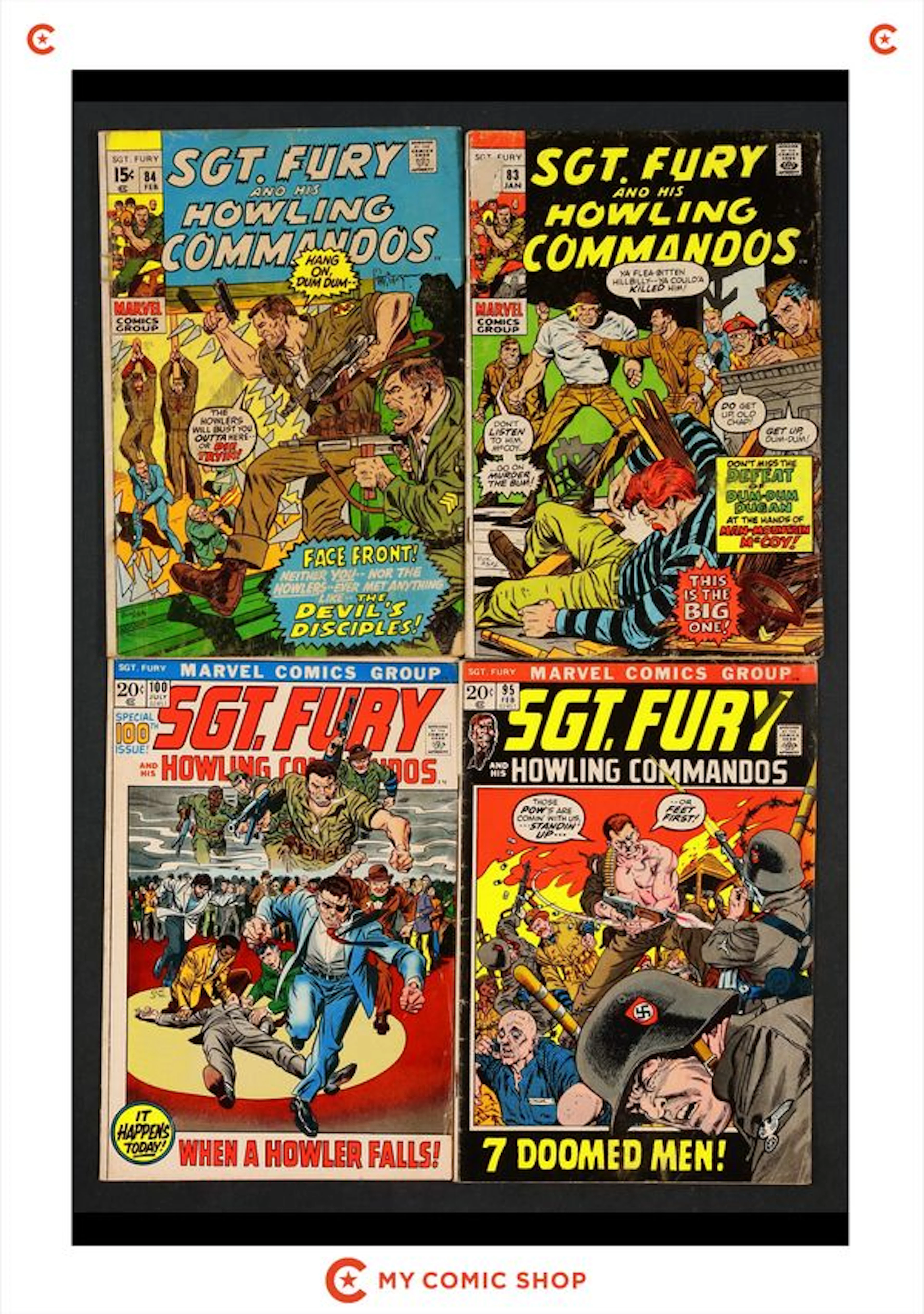 Sgt. Fury Lot of 7