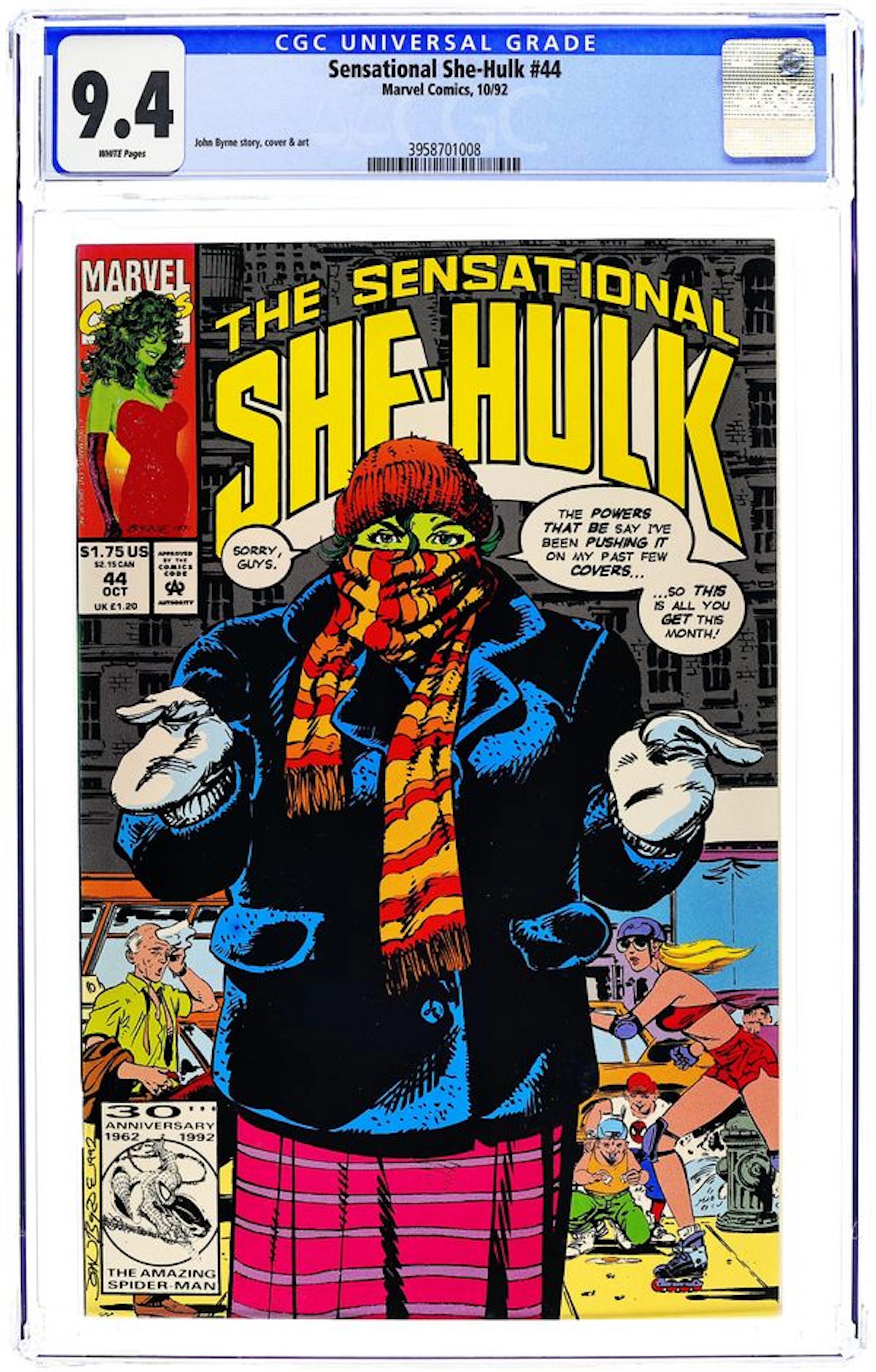 Sensational She-Hulk (1989) 44 CGC 9.4