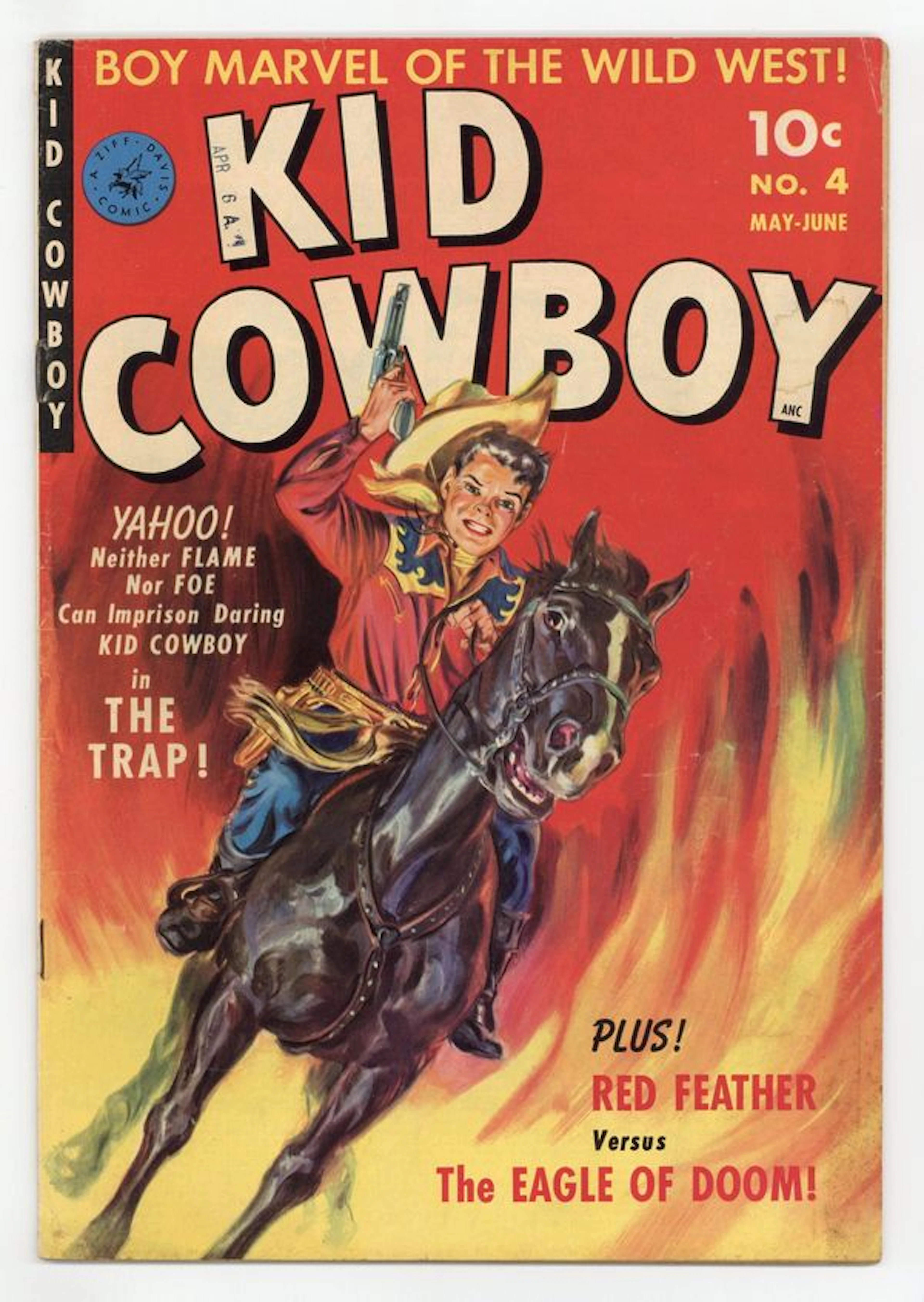 Kid Cowboy (1950 Ziff Davis) 4 VG- 3.5