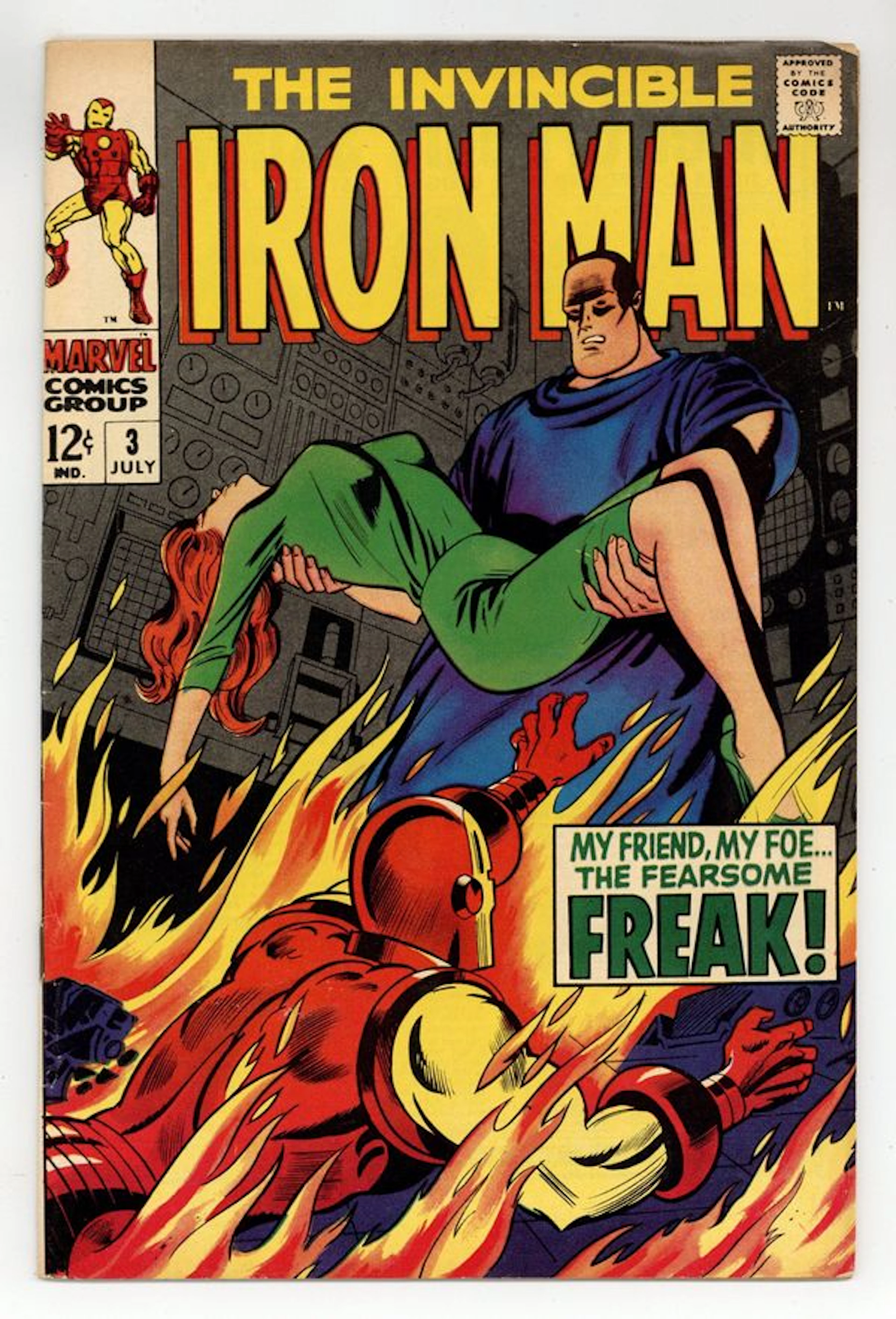 Iron Man (1968 1st Series) 3 VG 4.0