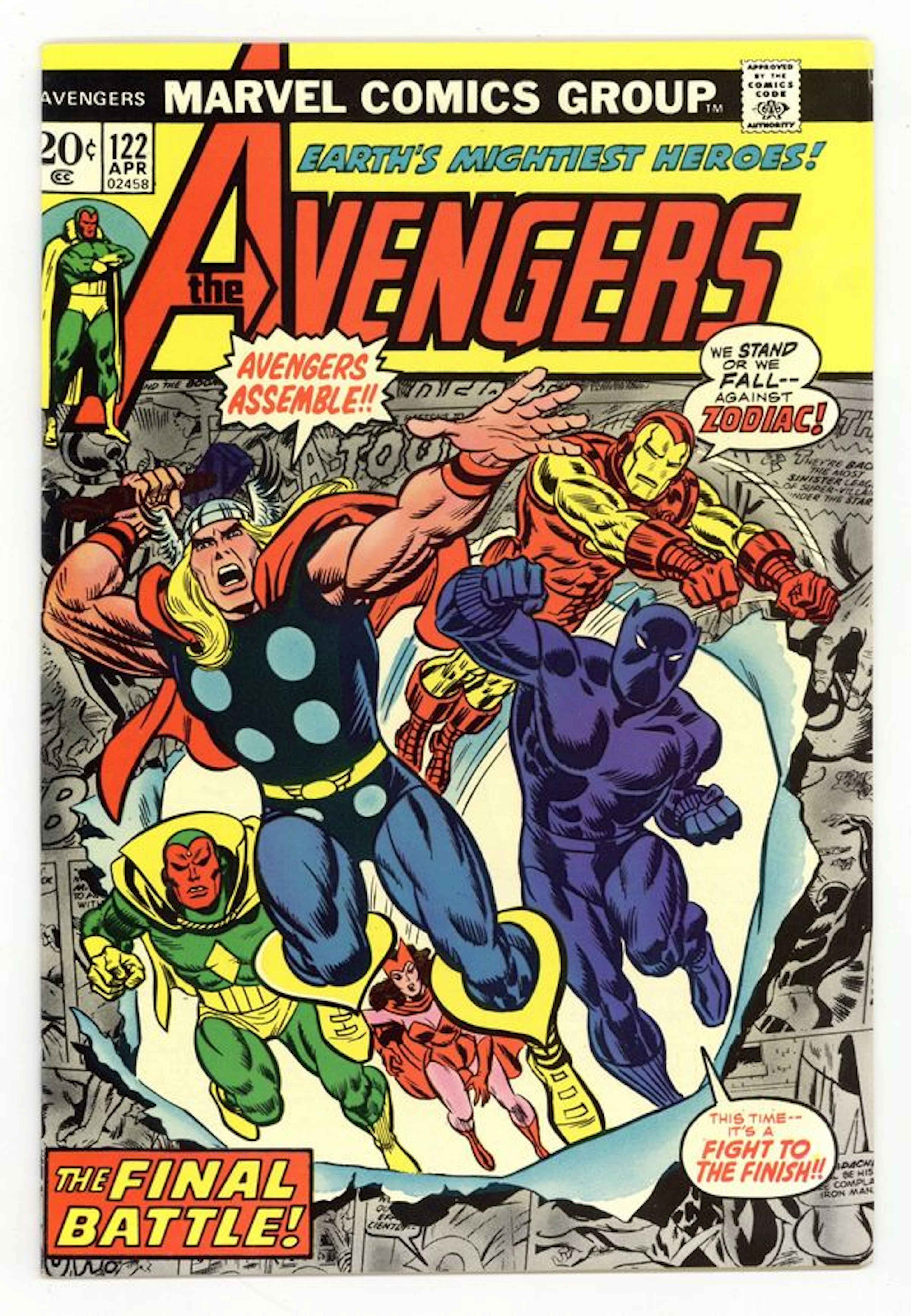 Avengers (1963 1st Series) 122 FN+ 6.5