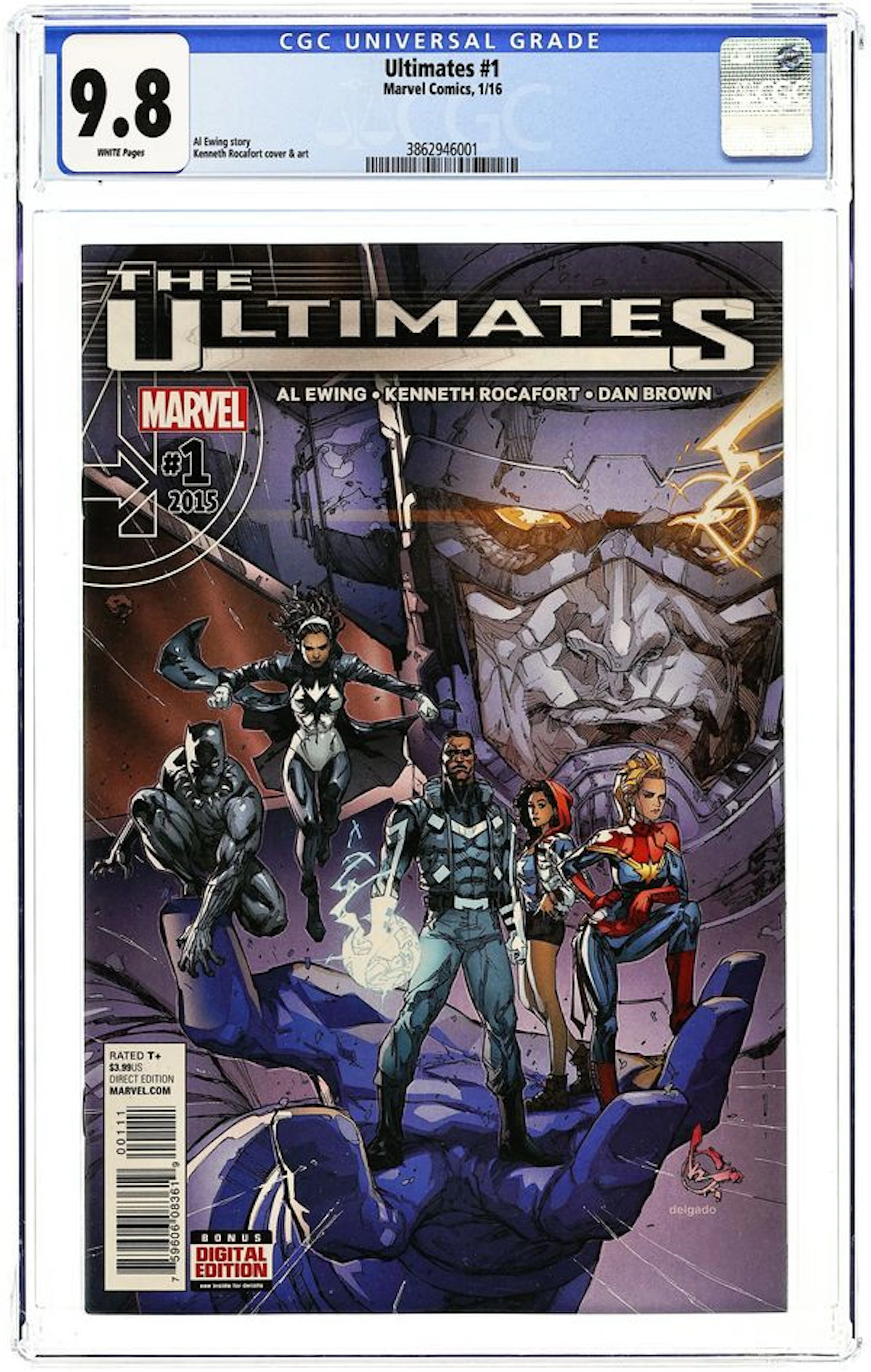 Ultimates (2015 Marvel) 1A CGC 9.8