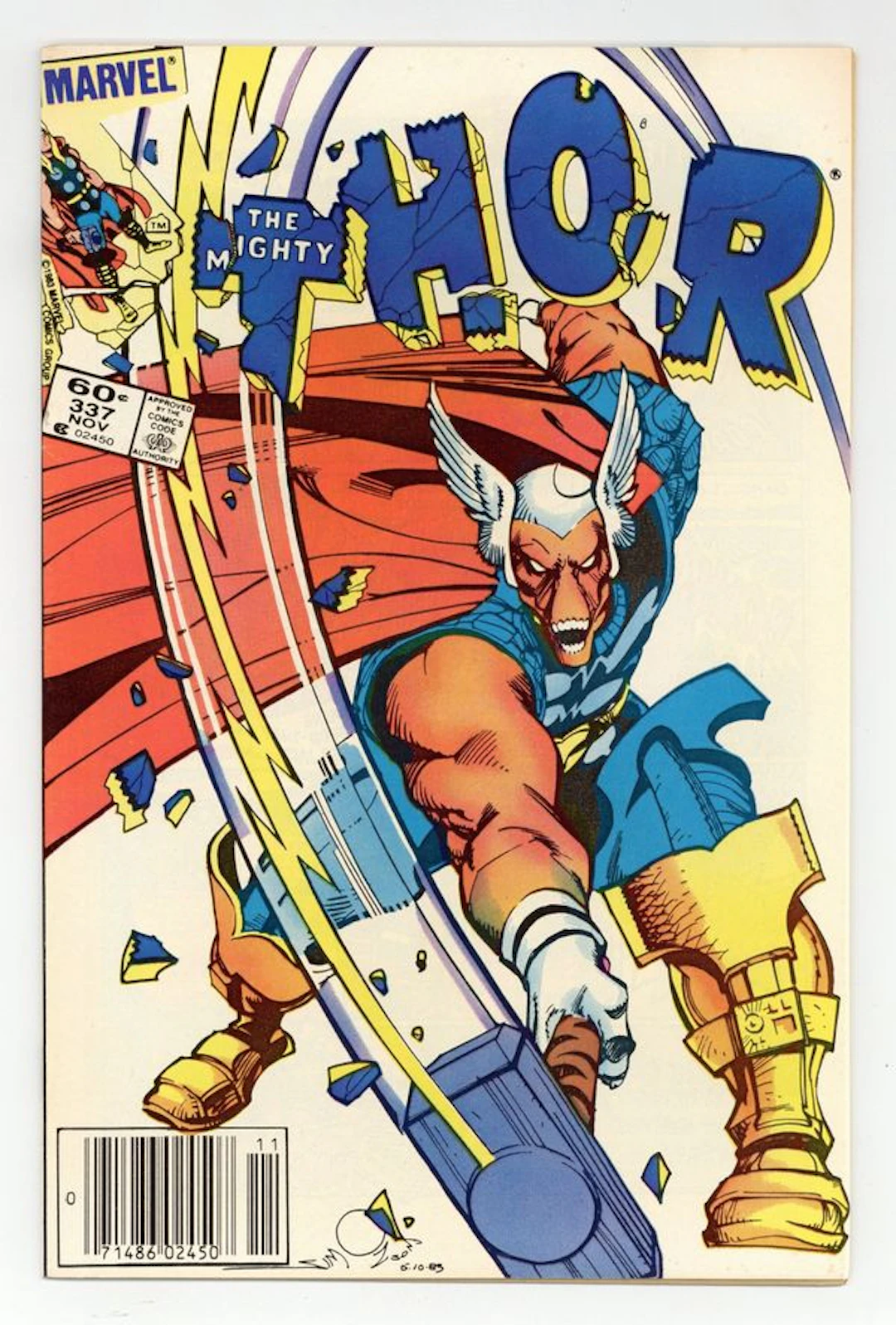 Thor (1962 Marvel 1st Series Journey Into Mystery) 337N VF- 7.5