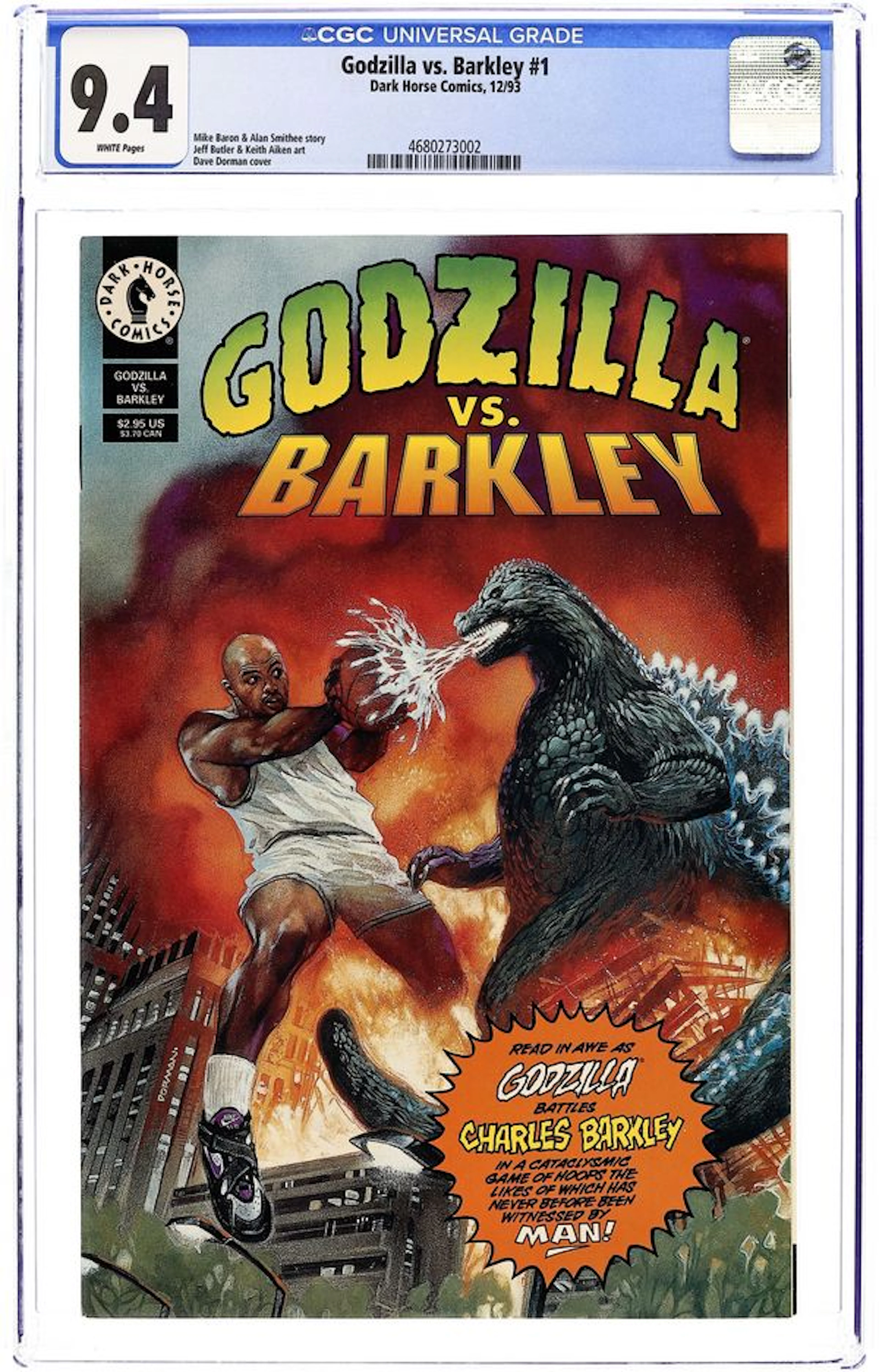 Godzilla vs. Barkley (1993) 1 CGC 9.4
