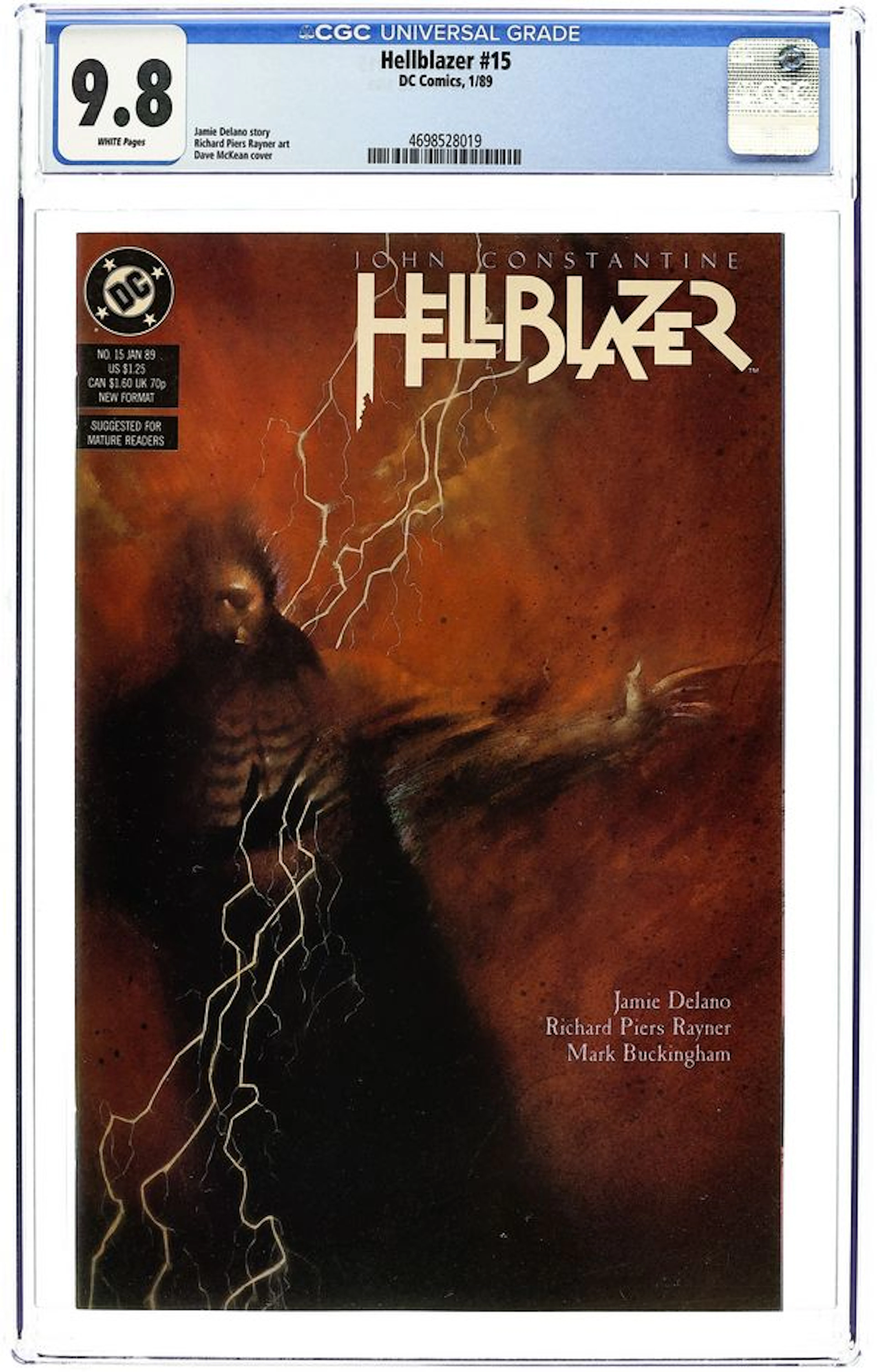 Hellblazer (1988) 15 CGC 9.8