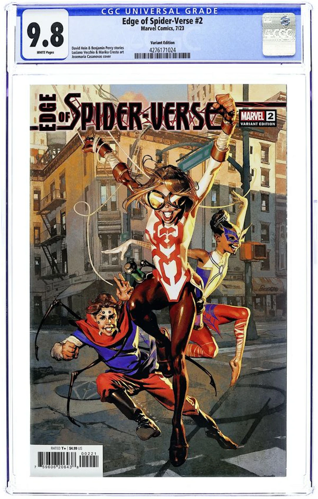 Edge of Spider-Verse (2023 Marvel) 2B CGC 9.8