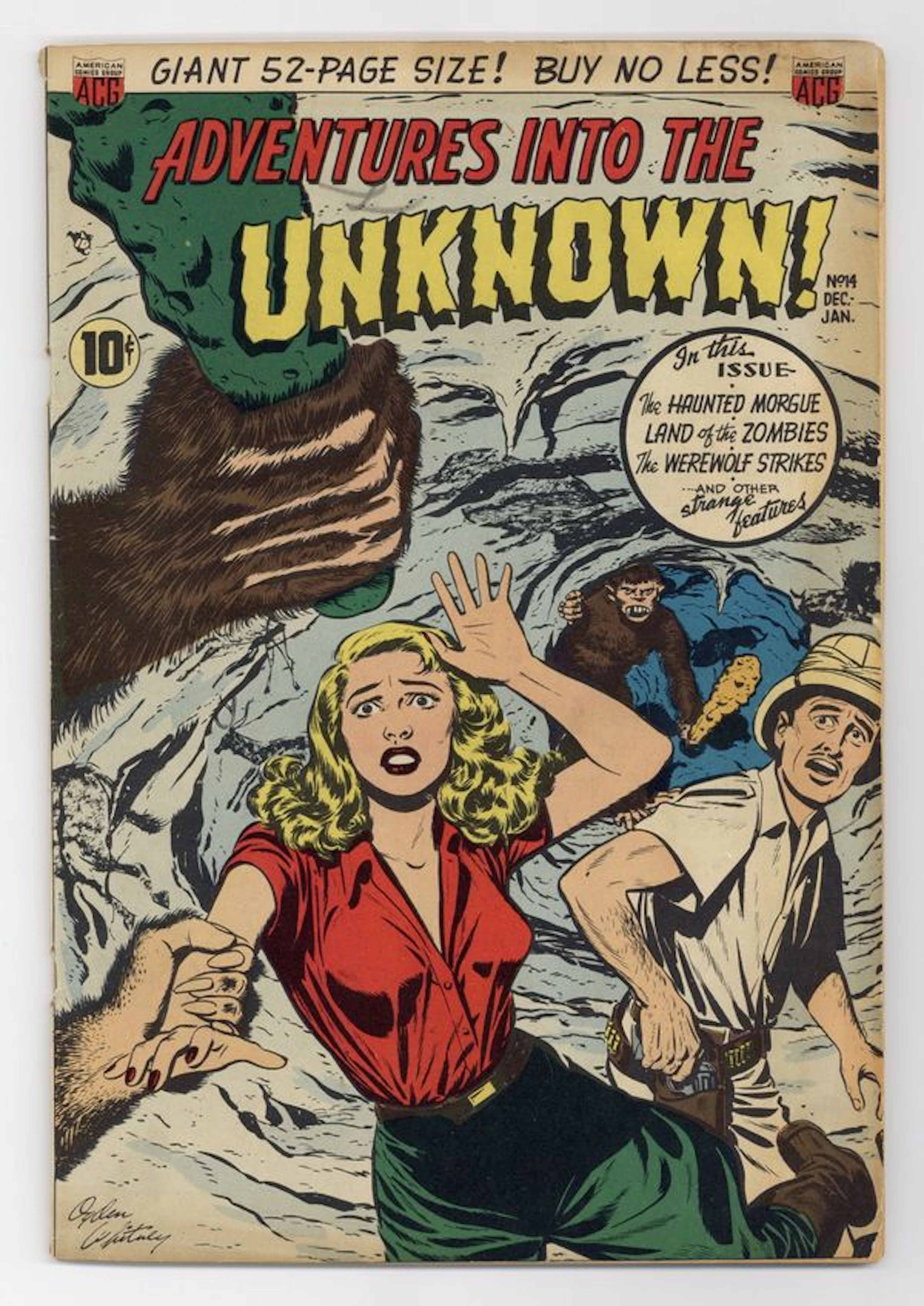 Adventures Into the Unknown (1948 ACG) 14 GD/VG 3.0