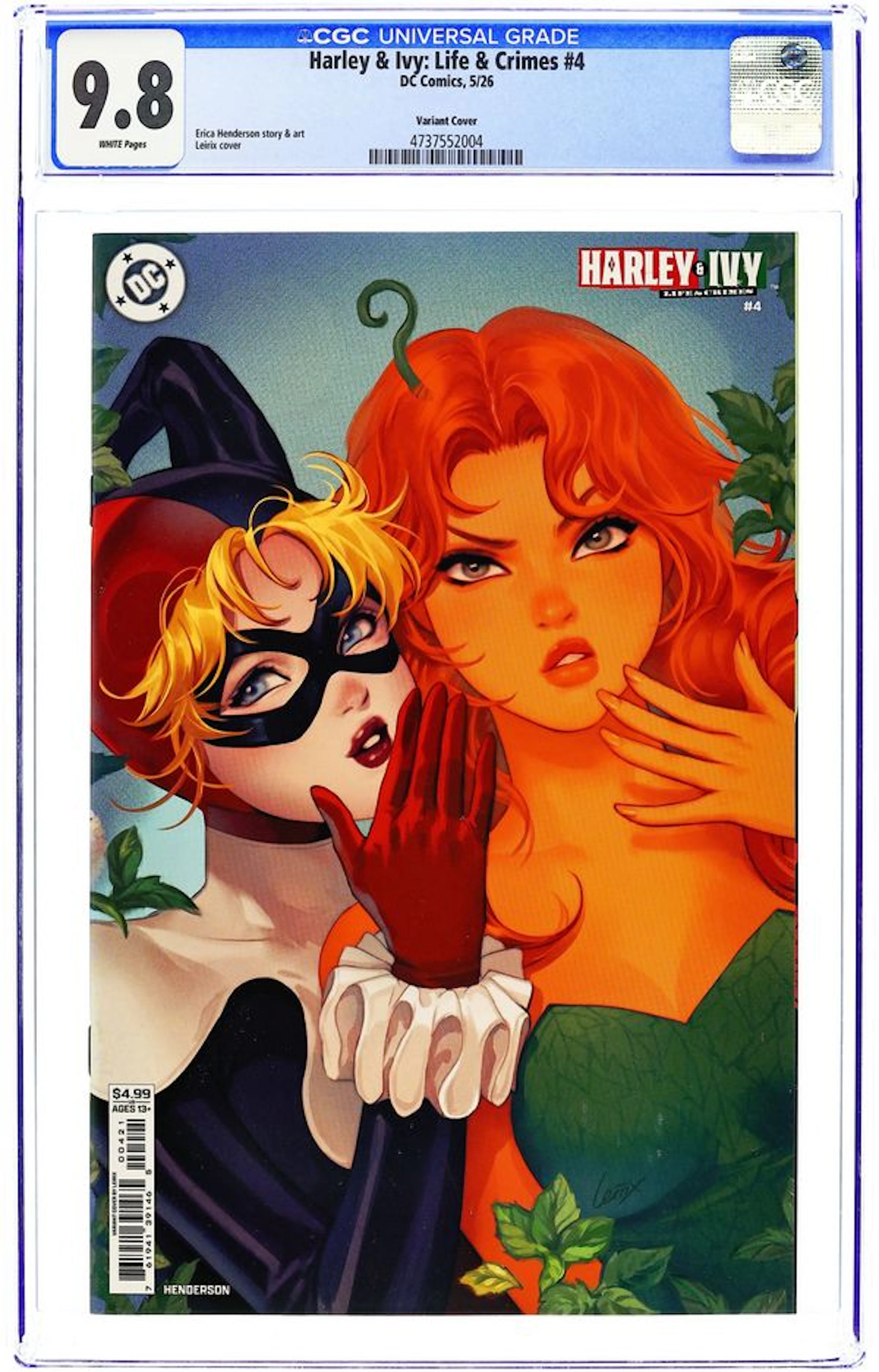 Harley and Ivy Life and Crimes (2026 DC) 4B CGC 9.8