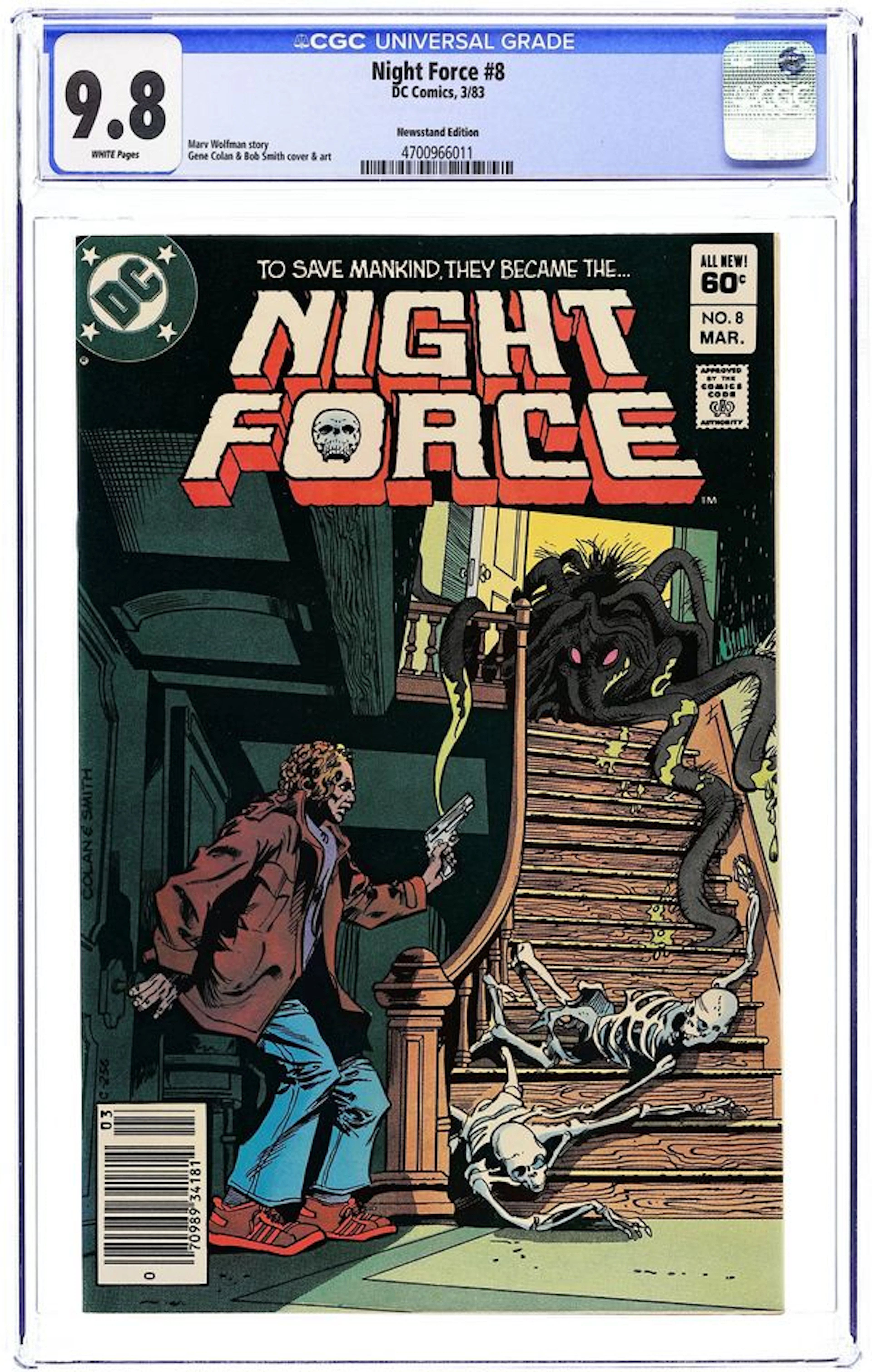 Night Force (1982 1st Series) 8N CGC 9.8